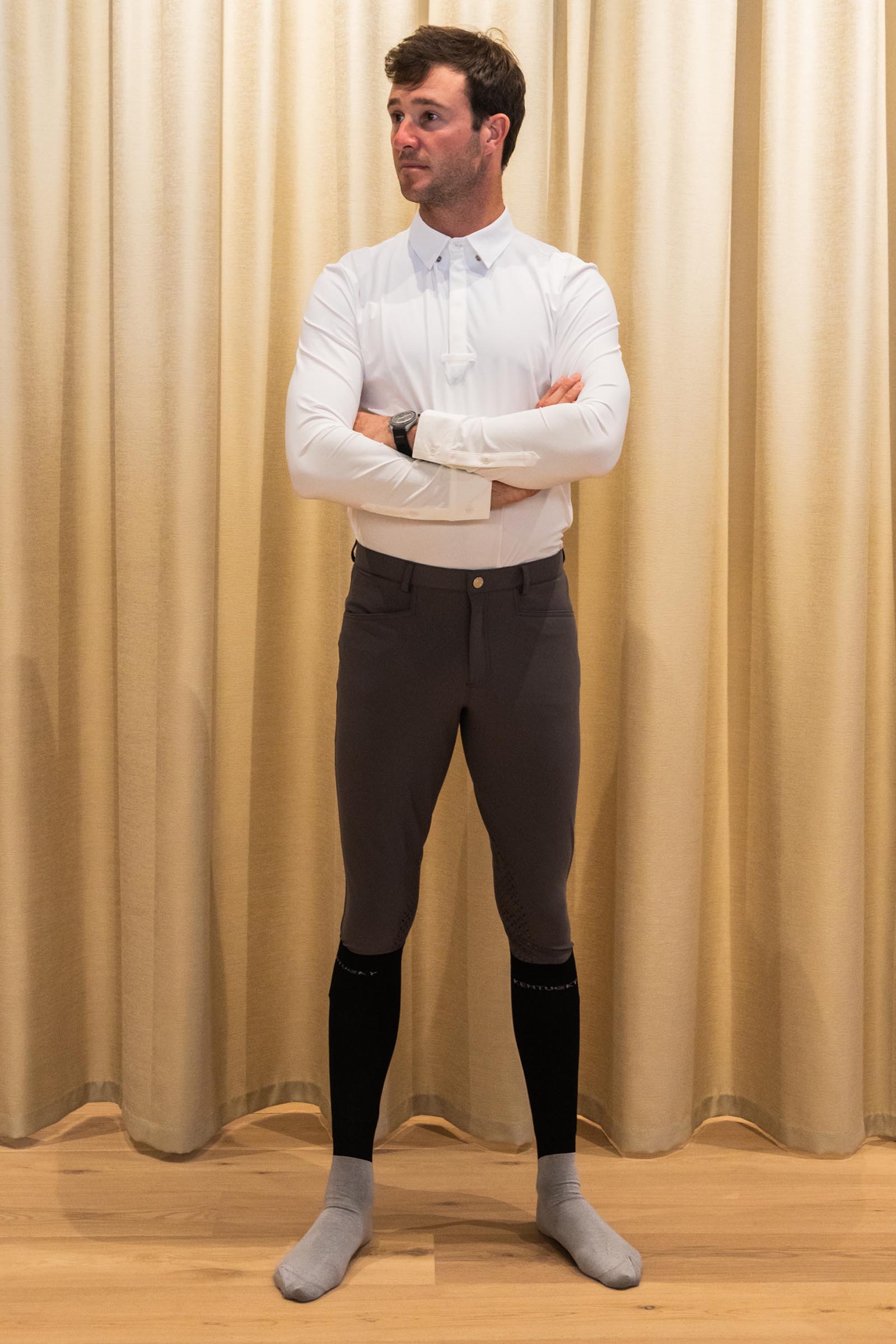 Kentucky Horsewear Mexico bryczesy męskie z lejem kolanowym  