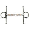 Korsteel Stainless Steel Copper & Steel Rollers Full Cheek Snaffle Bit