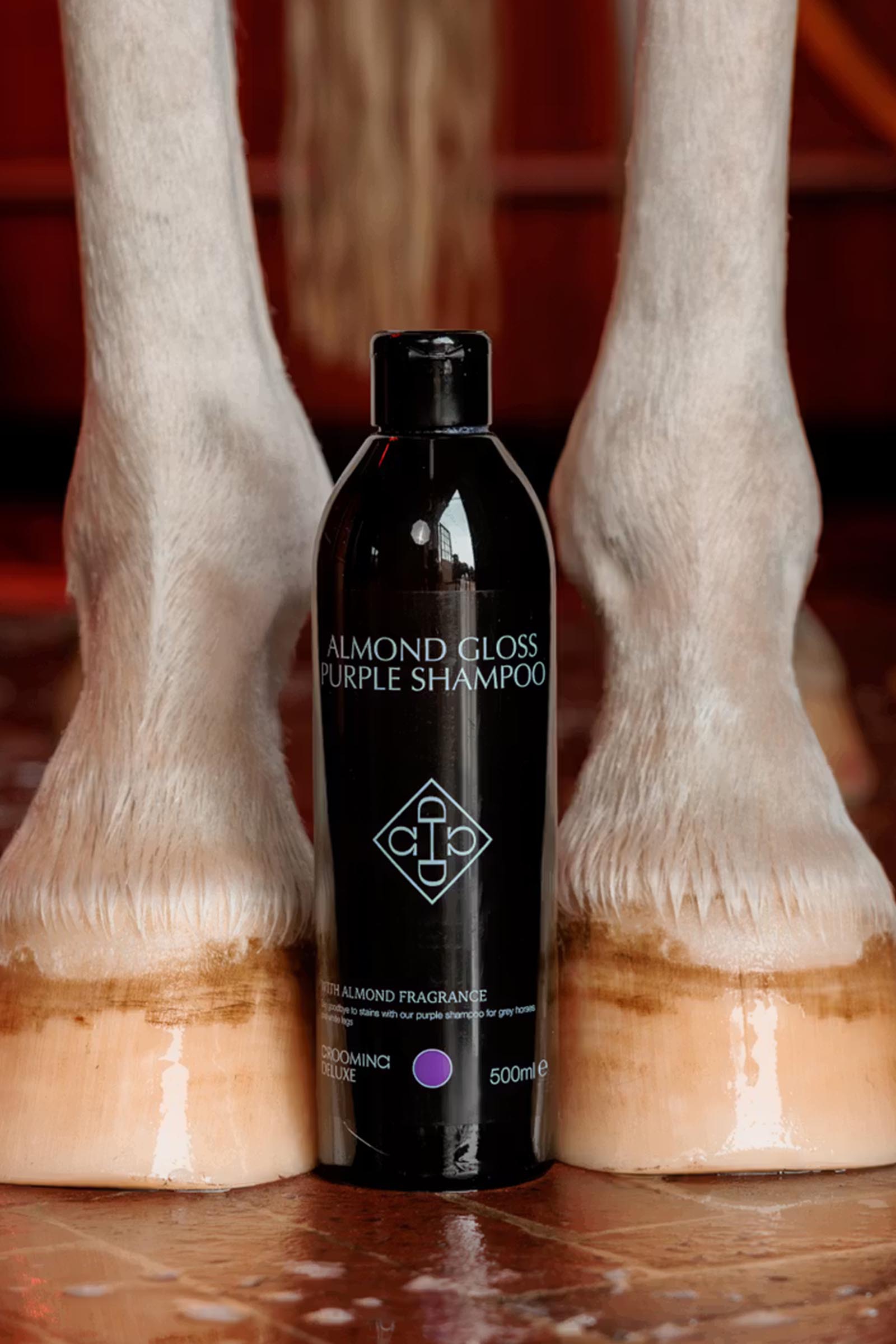 Grooming Deluxe Migdałowy fioletowy szampon połysk, 500 ml