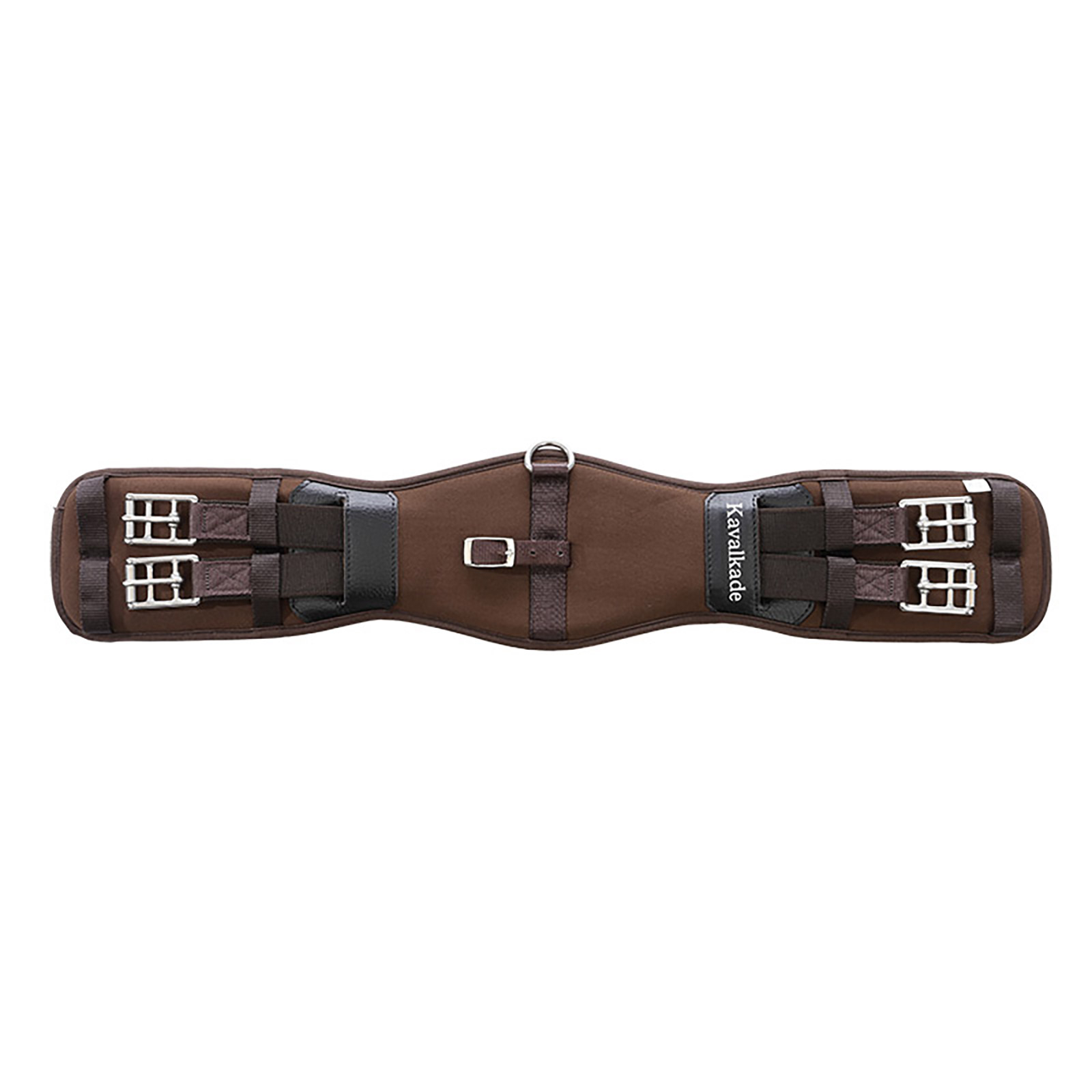 Brown Kavalkade Memory-Foam Dressage Girth with Elastic