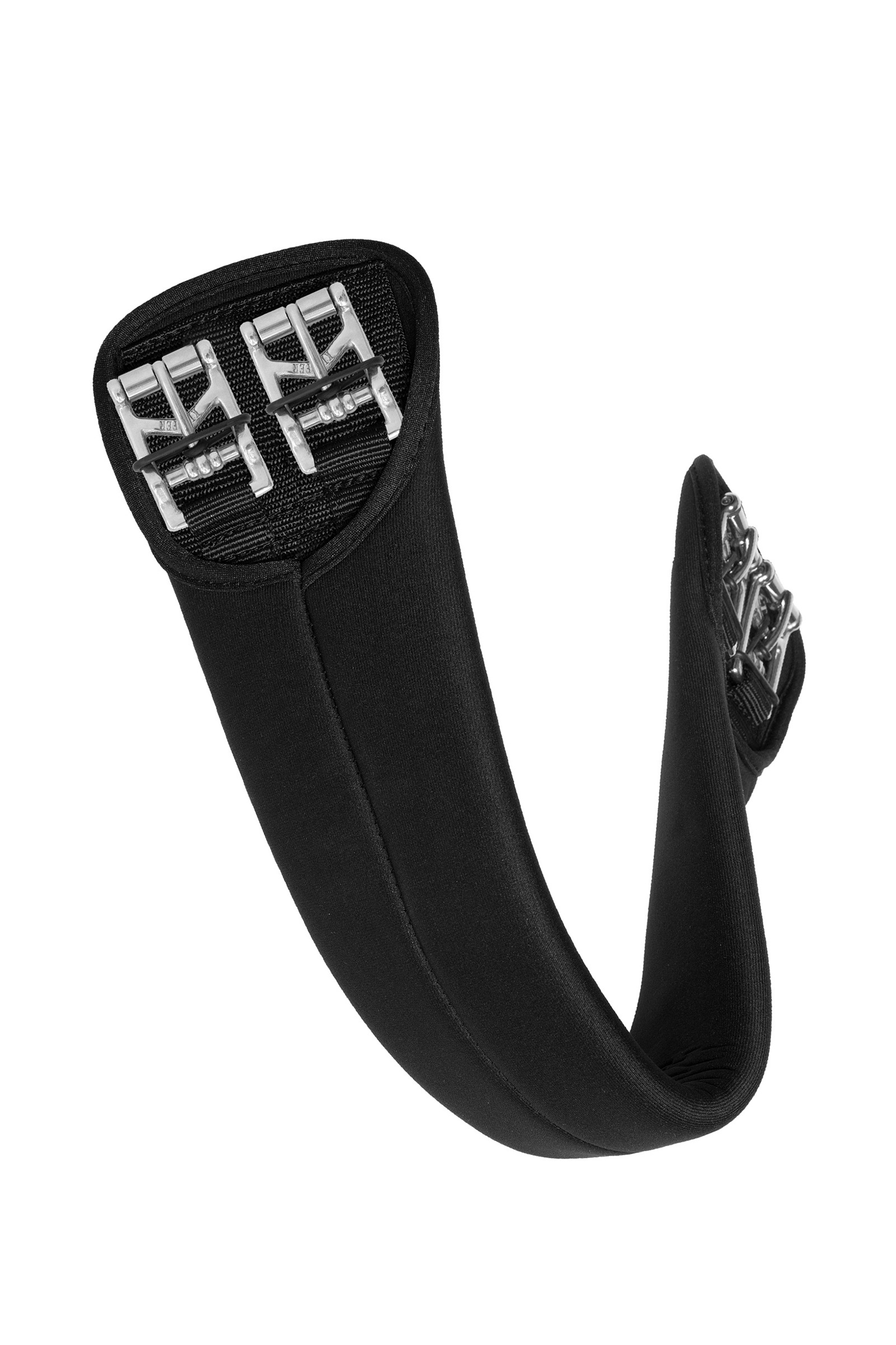 Kieffer KIEFFERPREN kr&oacute;tki popręg bez elastycznych wkładek, sprzączki rolkowe z paskiem elastomerowym