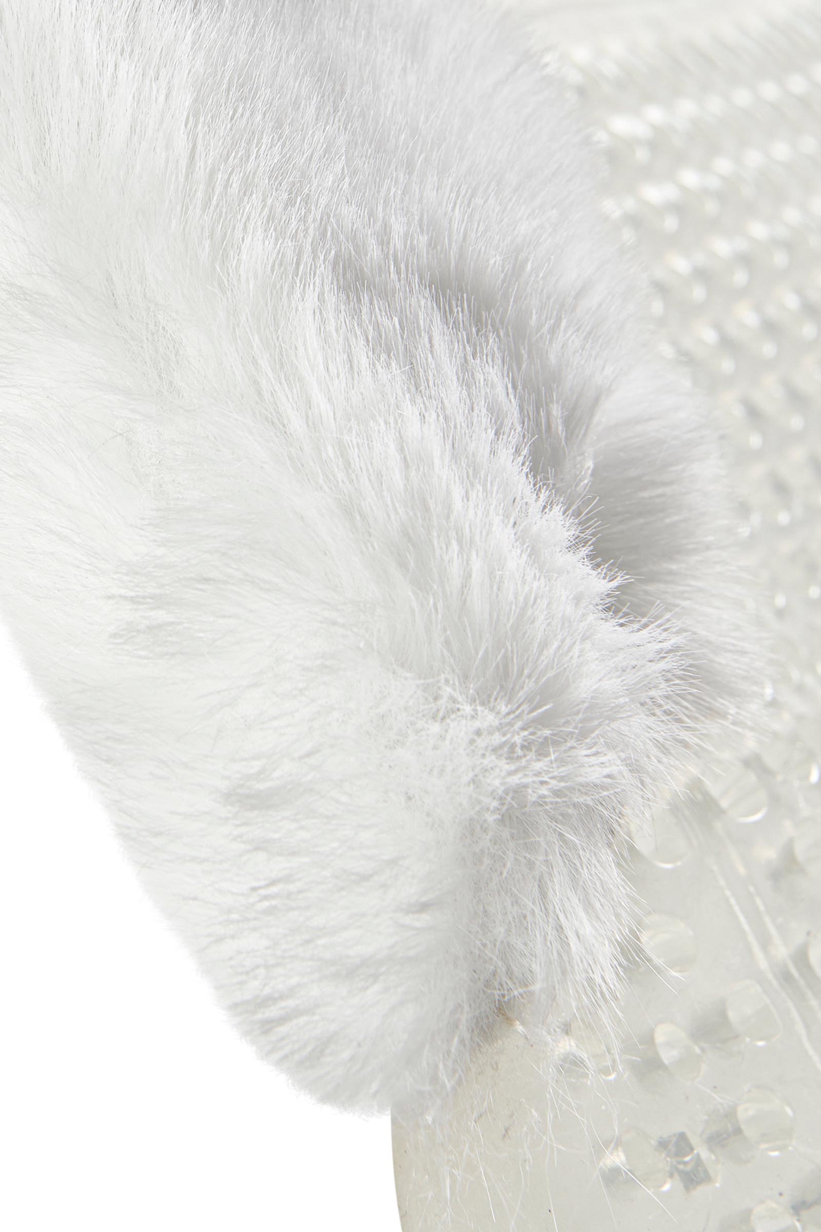 Acavallo Żelowa podkładka antypoślizgowa Classic z sztuczną owczą sk&oacute;rą płaska