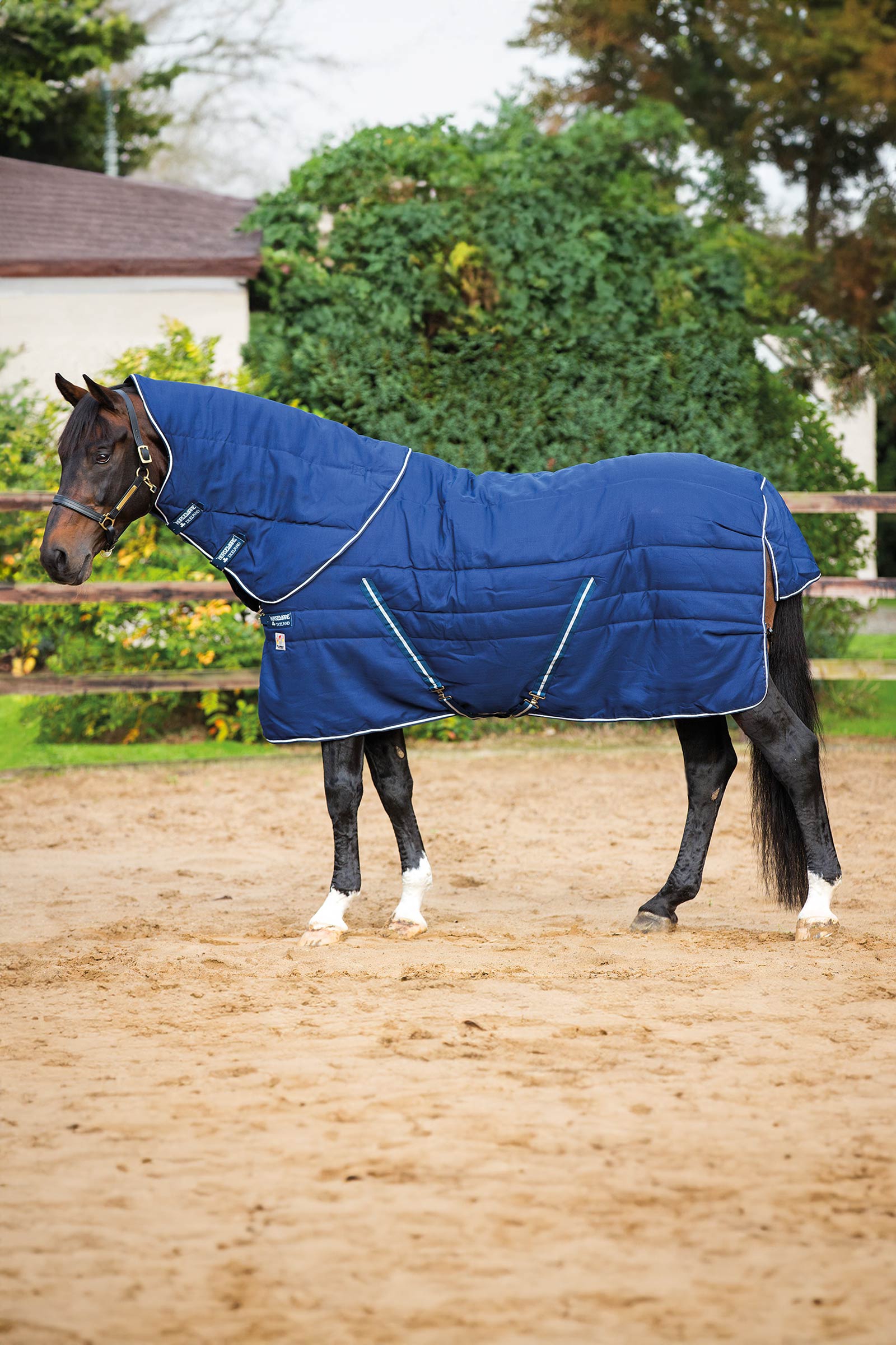 Horseware Rambo Plus Vari-Layer derka stajenna z odpinanym szyjnym, 450 g