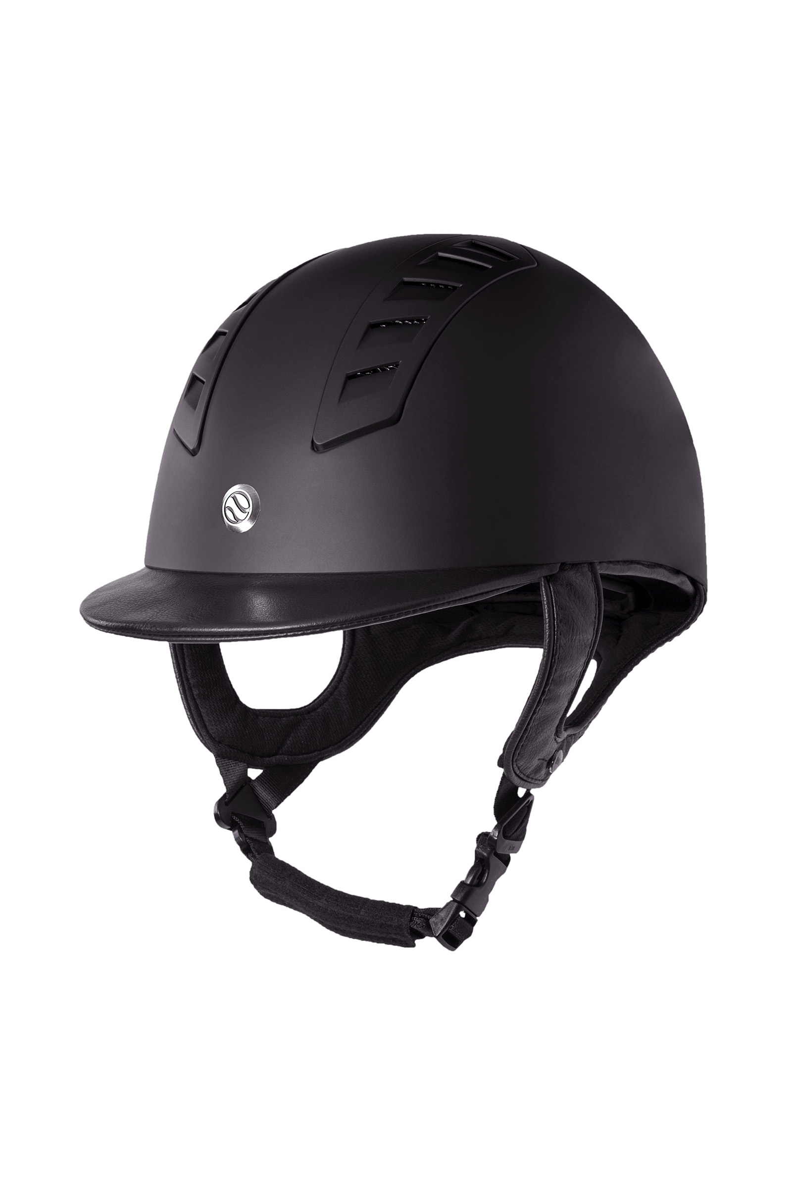 Black Kask jeździecki Back on Track EQ3 MIPS Smooth