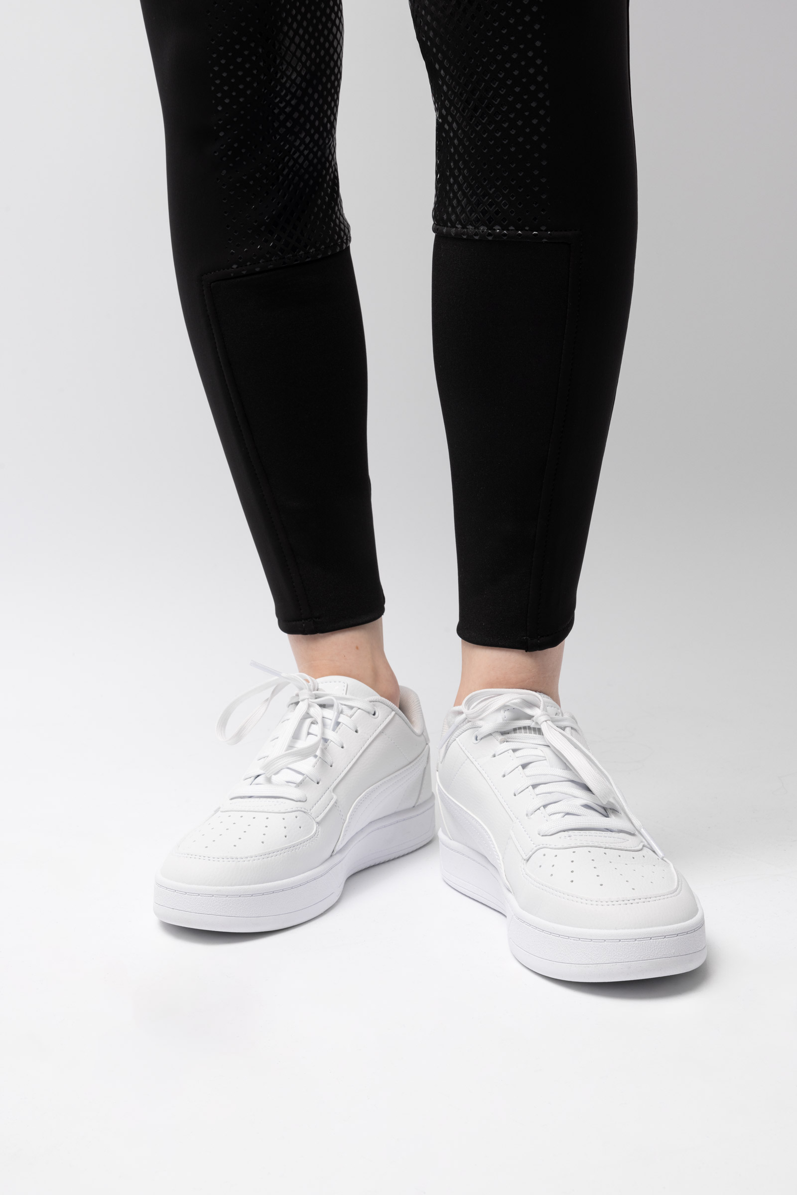 Bryczesy damskie z pełnym lejem silikonowym Horze Grand Prix Thermo Softshell FS