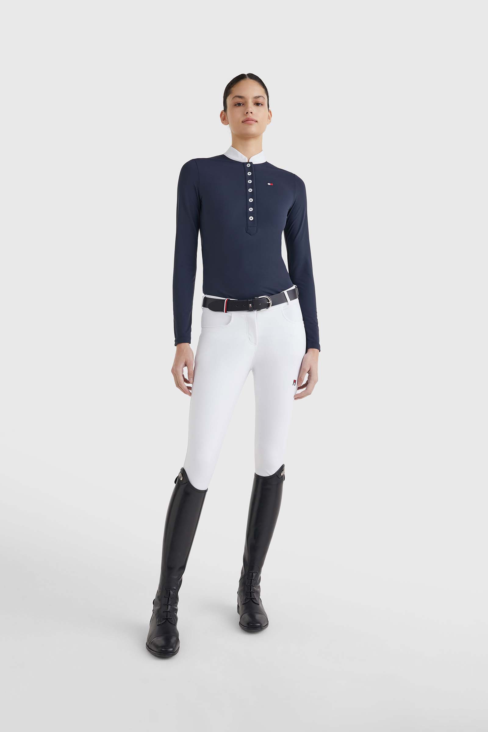 Damska koszula konkursowa Tommy Hilfiger Equestrian z długim rękawem