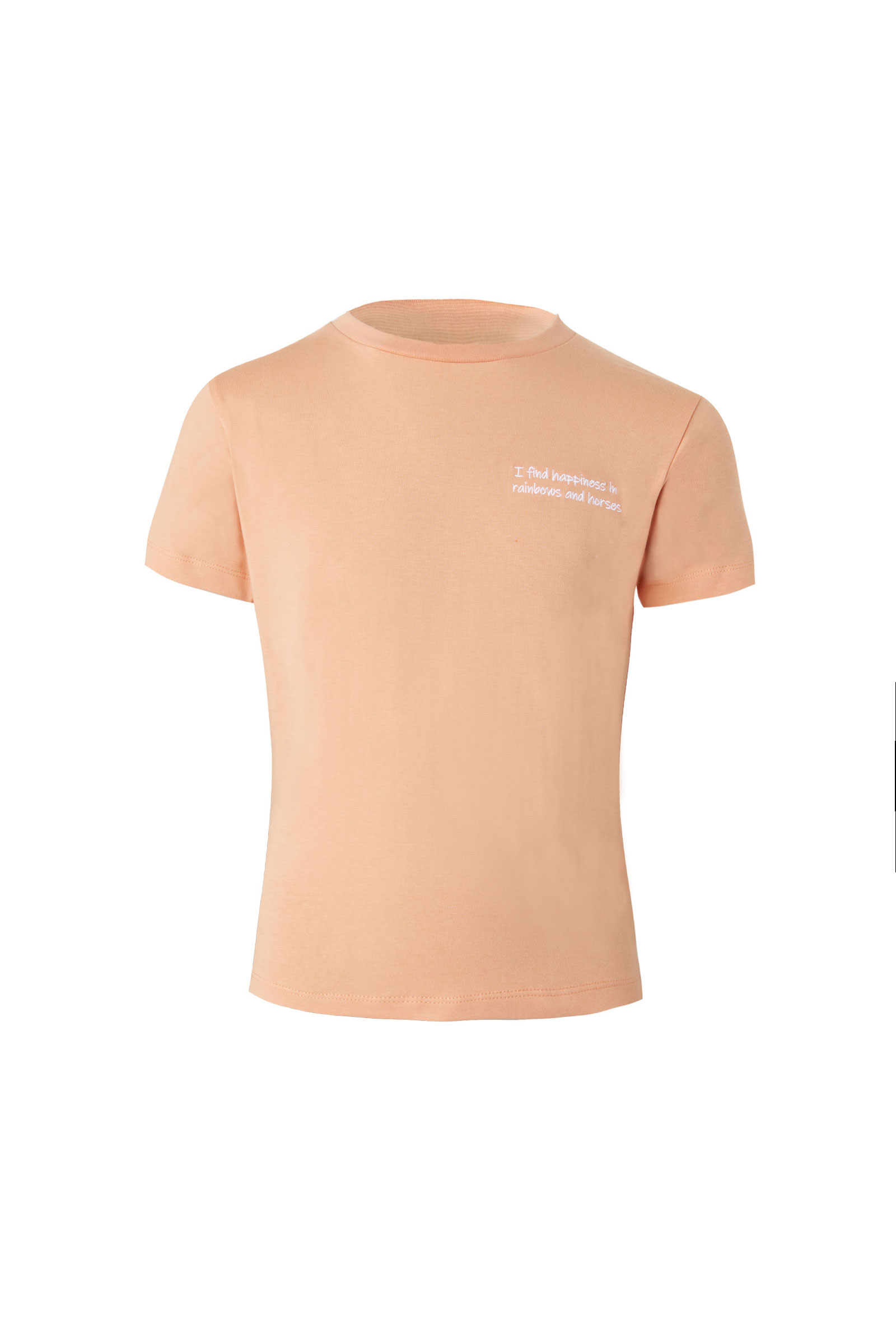 horze Calina T-shirt dziecięcy z ozdobnym haftem