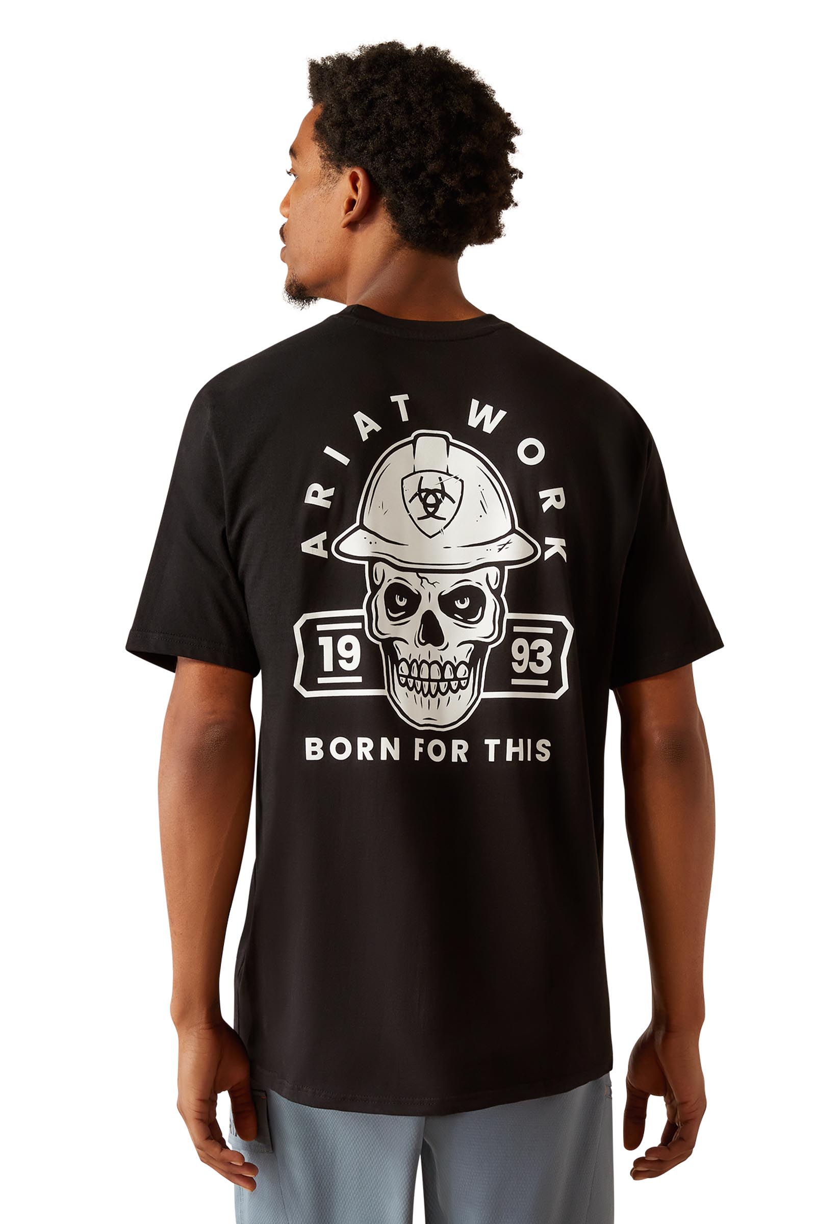 Ariat Rebar Cotton Strong Hardhead Męski T-shirt