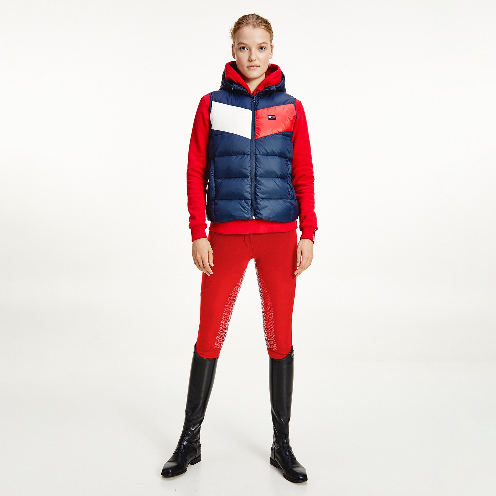 Kamizelka damska Tommy Hilfiger Equestrian z puchowym wypełnieniem