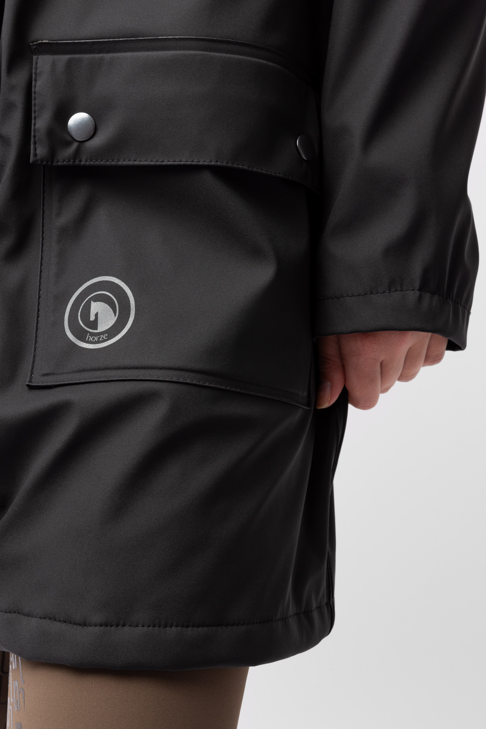 Płaszcz przeciwdeszczowy Horze Elise z oceplaną podszewką