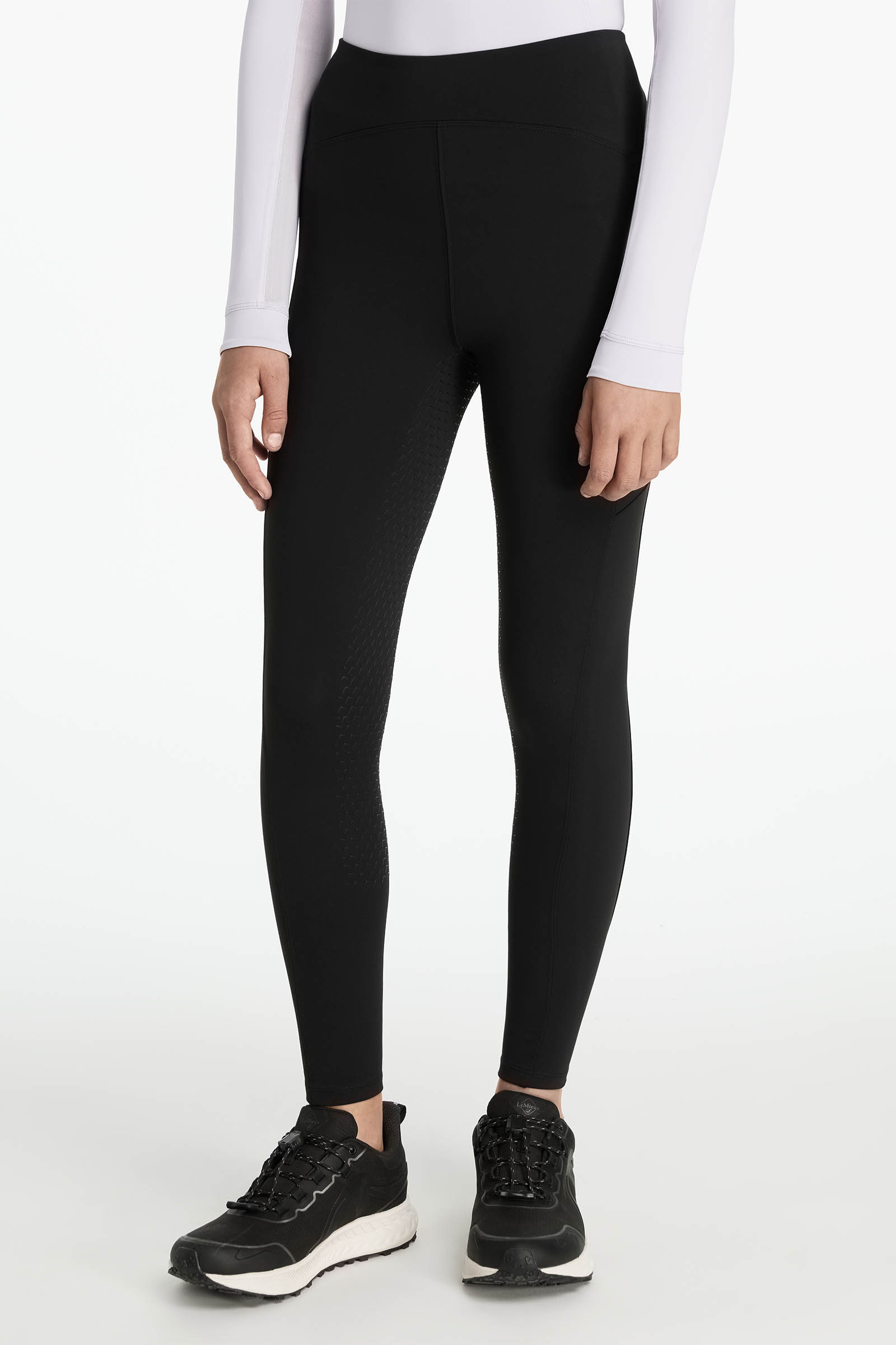 LeMieux Young Rider Nell dziecięce bryczesy z miękkim wnętrzem i pełnym lejem