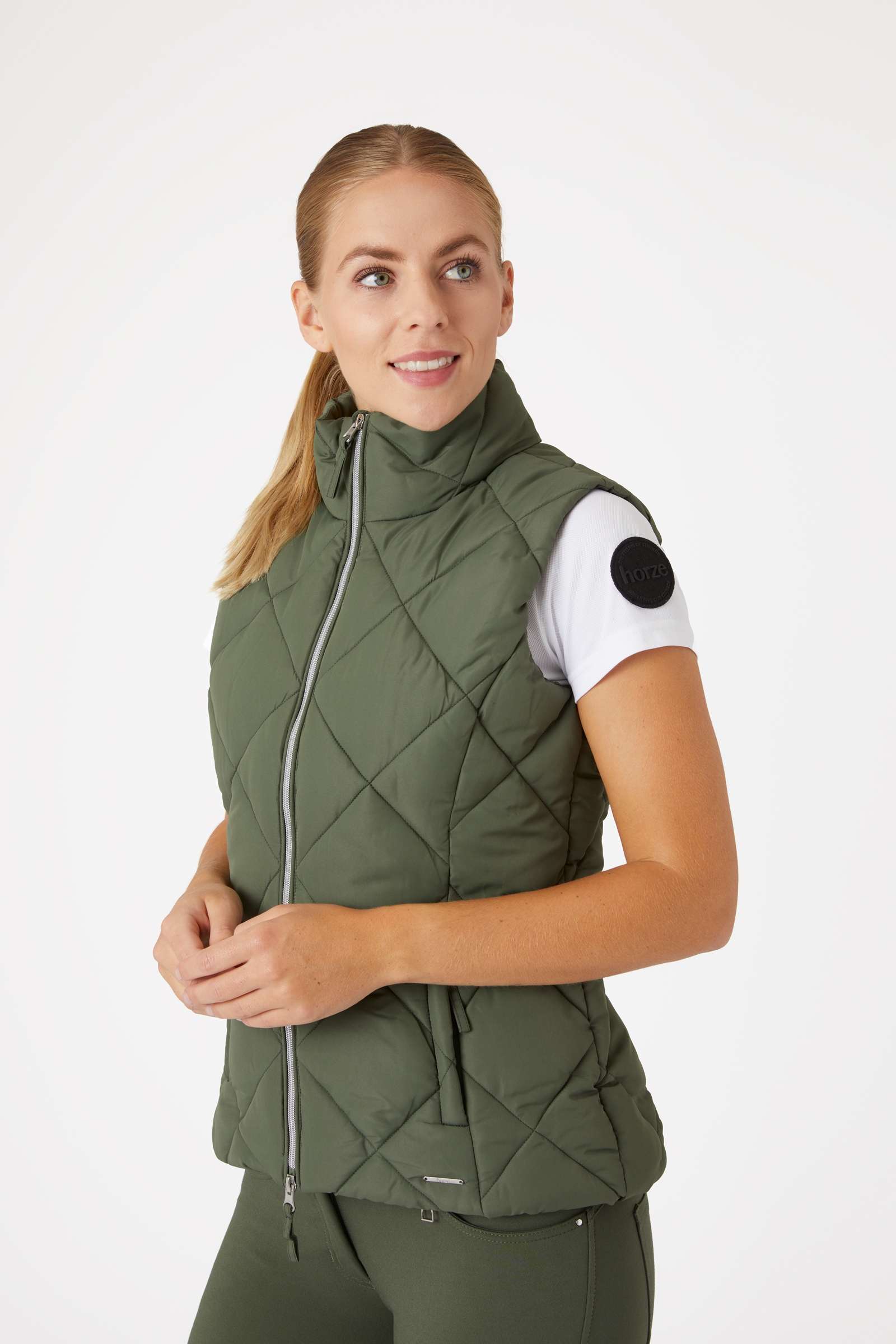 Horze Carola Damski ocieplany bezrękawnik jeździecki