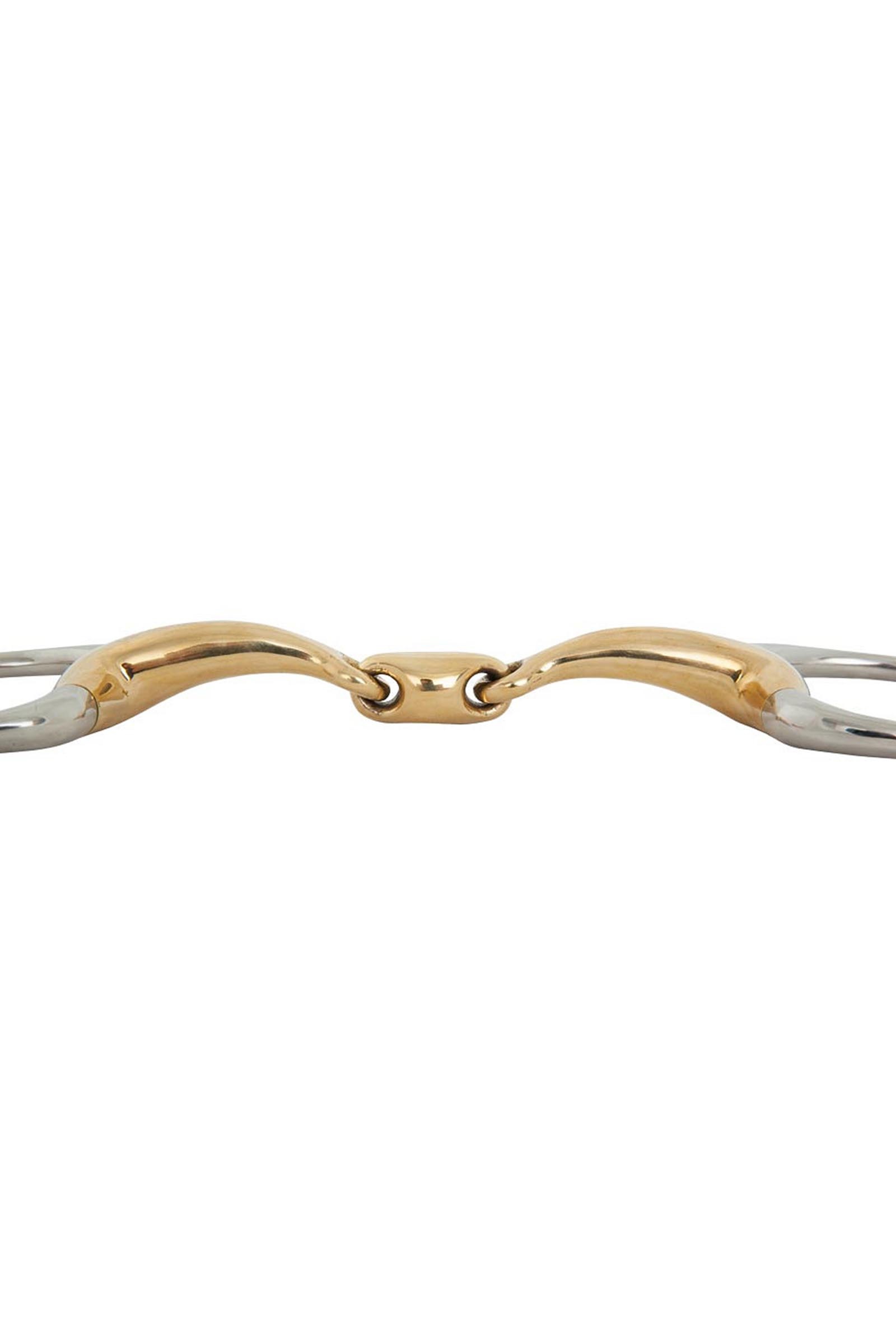 BR Soft Contact wędzidło oliwkowe, podw&oacute;jnie łamane, 16 mm