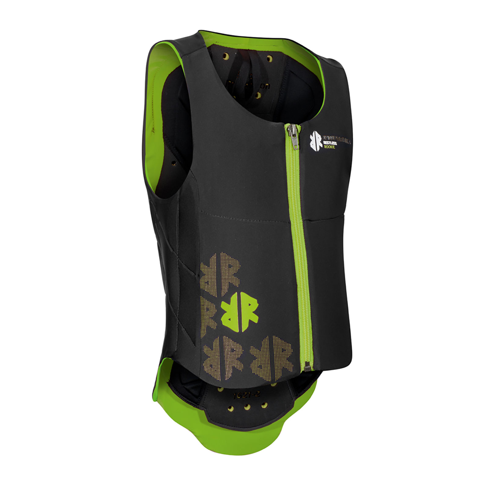 Black/Lime Green Komperdell Ballistic Kamizelka bezpieczeństwa dziecięca 