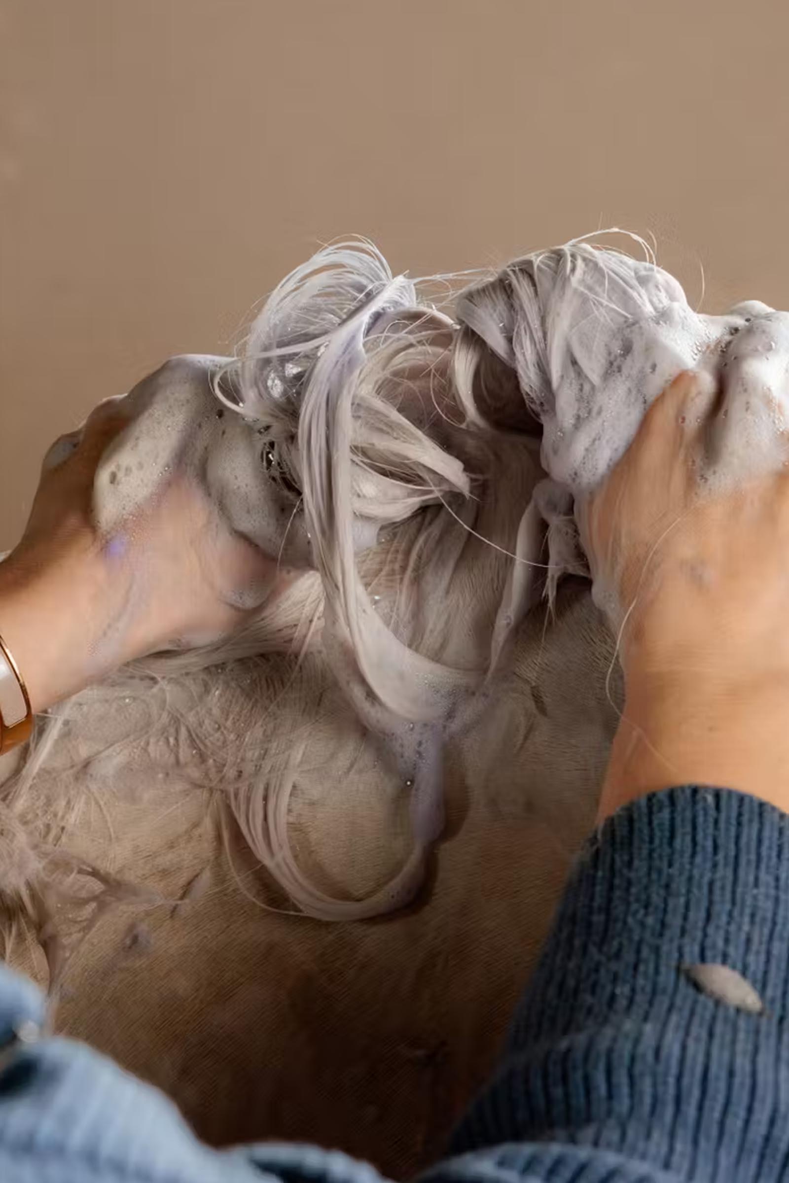 Grooming Deluxe Migdałowy fioletowy szampon połysk, 500 ml