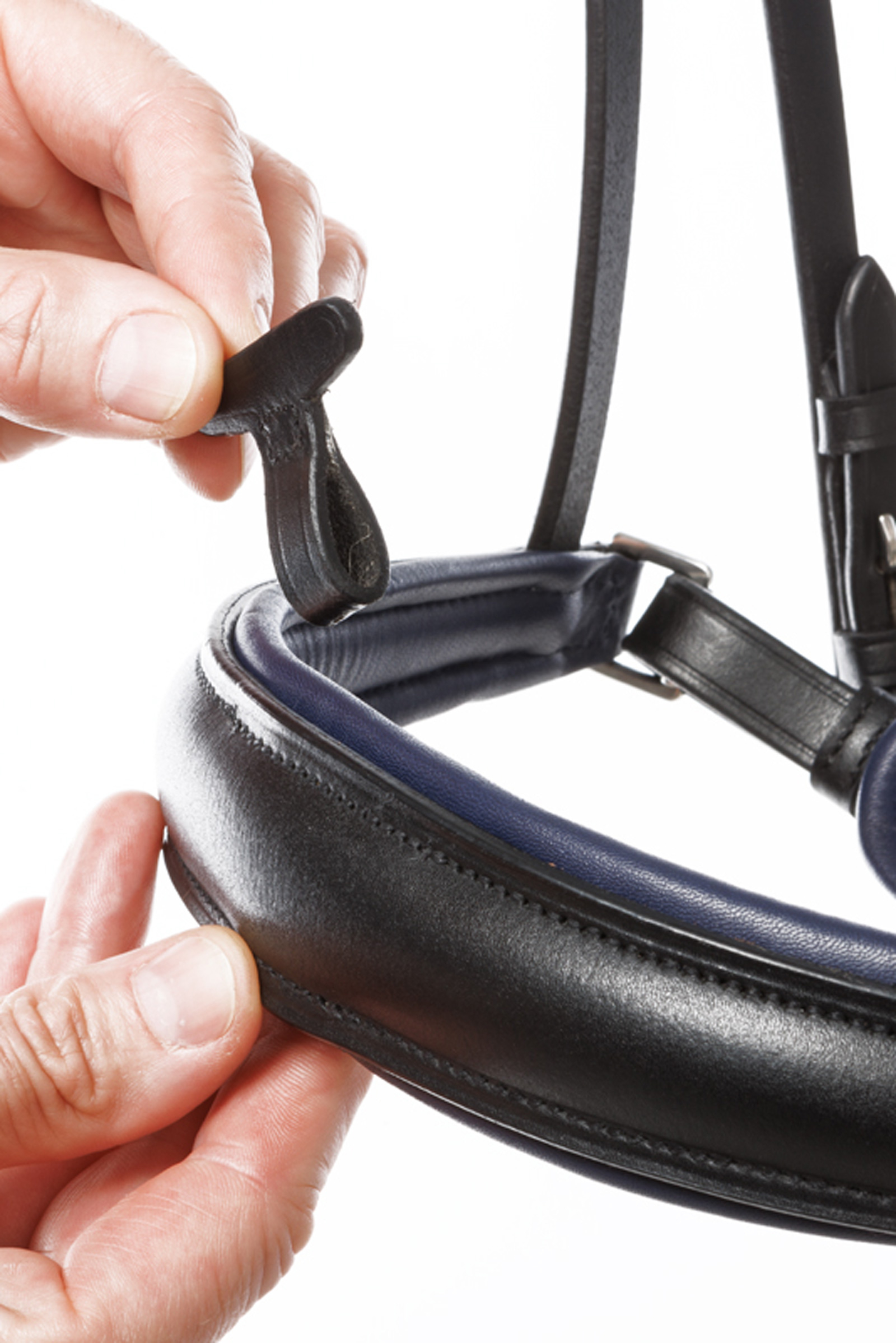 Ogłowie Kavalkade Ocean crank z nachrapnikiem i paskiem pod brodę