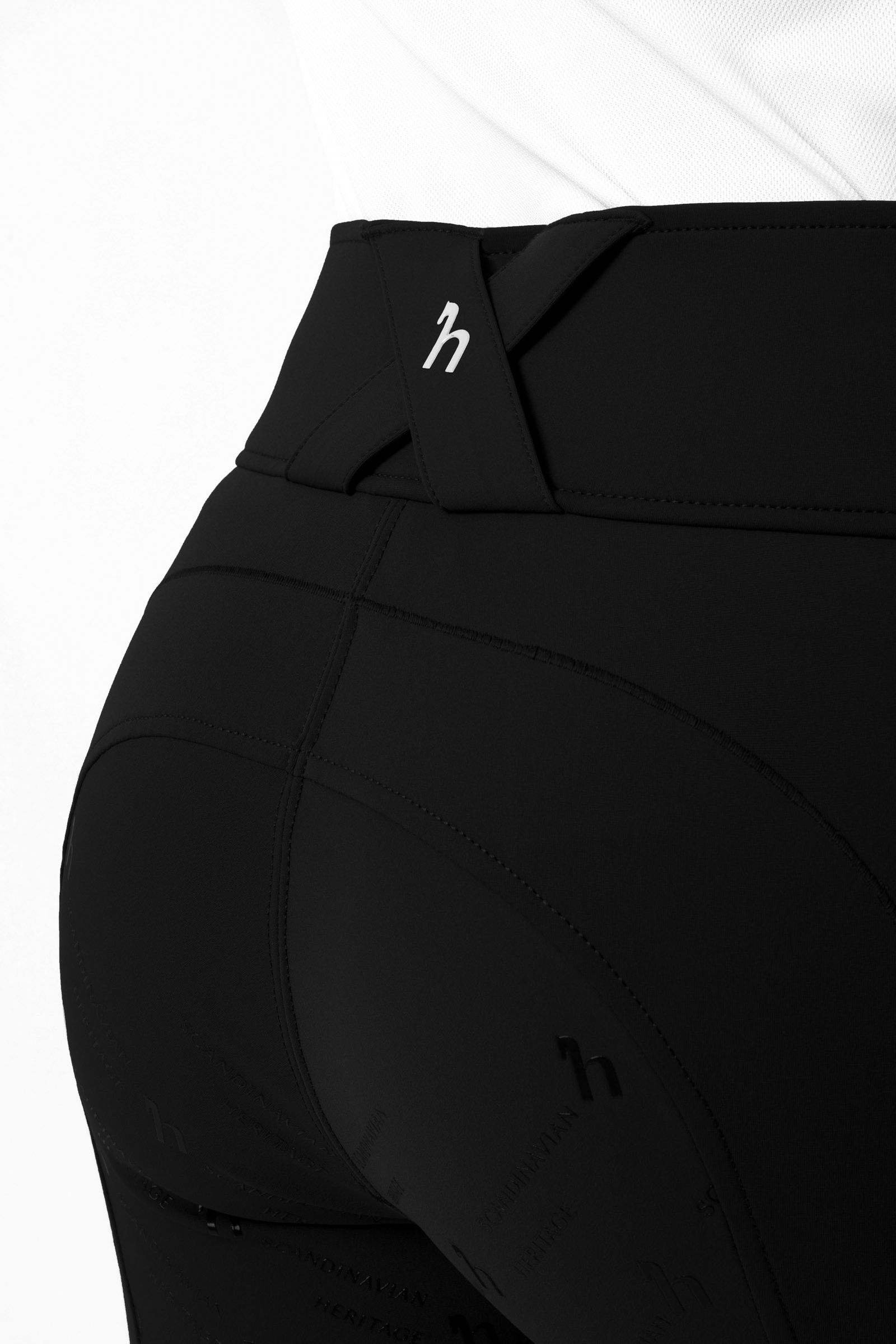 Praktyczne bryczesy damskie z pełnym lejem Horze Camille