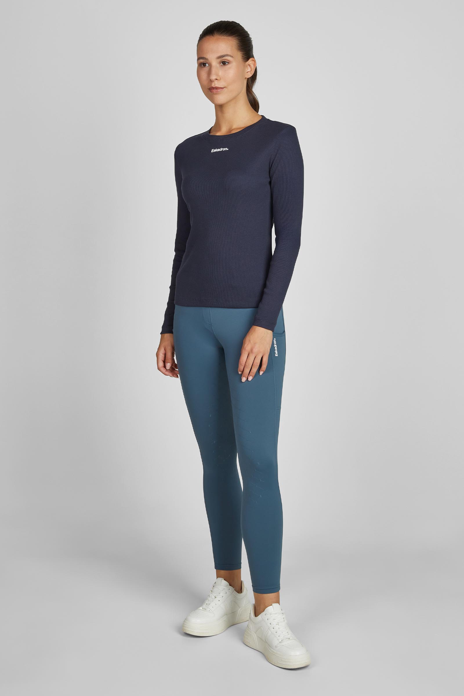 Eskadron Classic Sport SS26 Damska koszulka prążkowana z długim rękawem