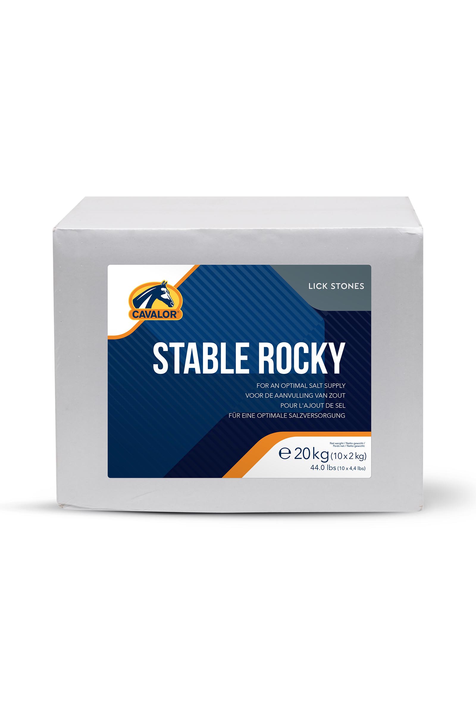 Słona lizawka Cavalor Stable Rocky, 10x2kg