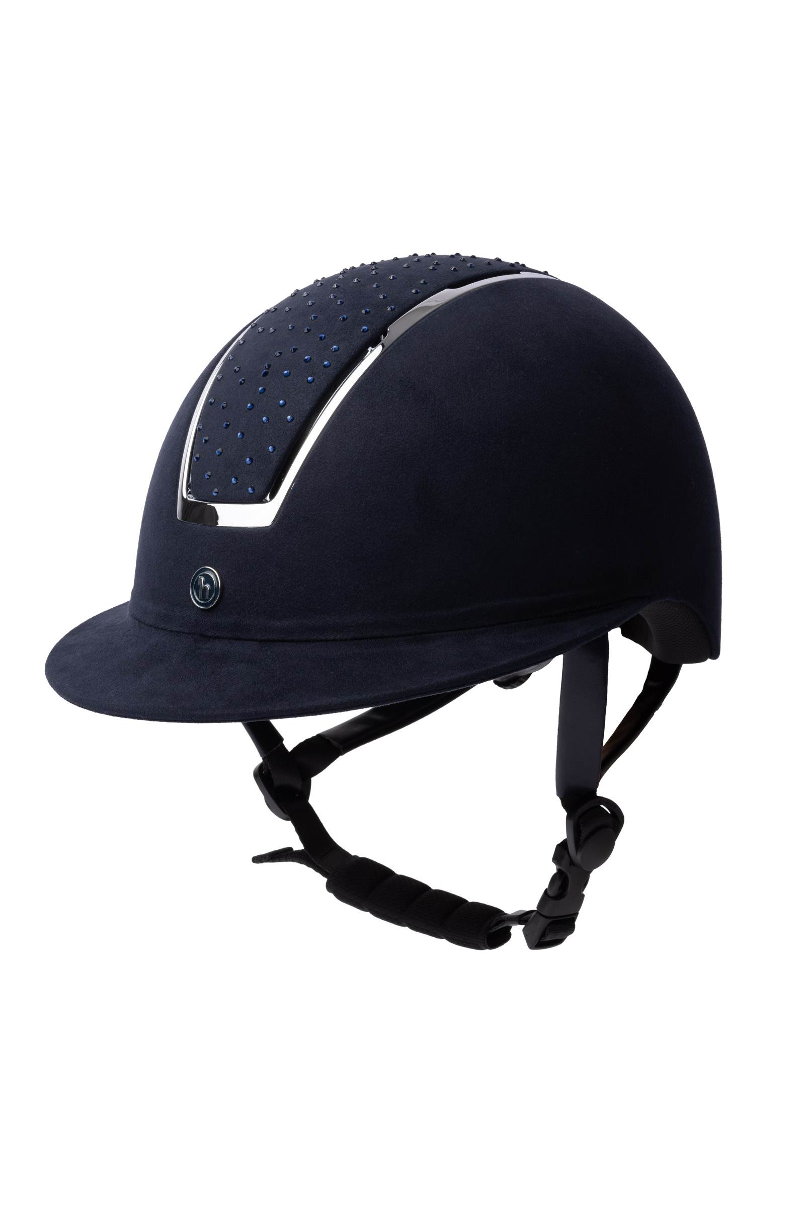 Dark Navy/Dark Navy Horze Solara II Kask jeździecki 