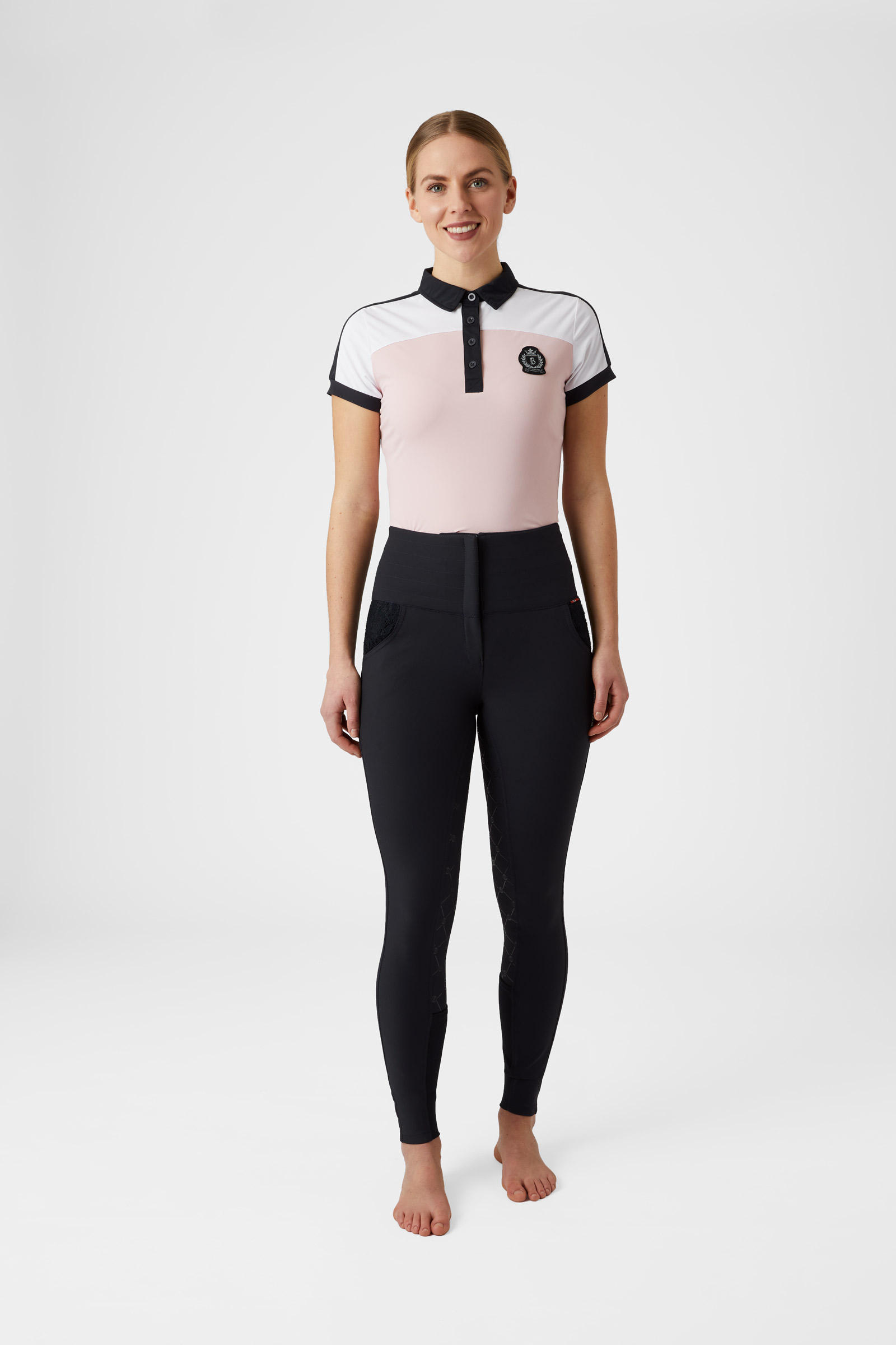 B Vertigo Natalia Damskie bryczesy z koronkowym wykończeniem kieszeni