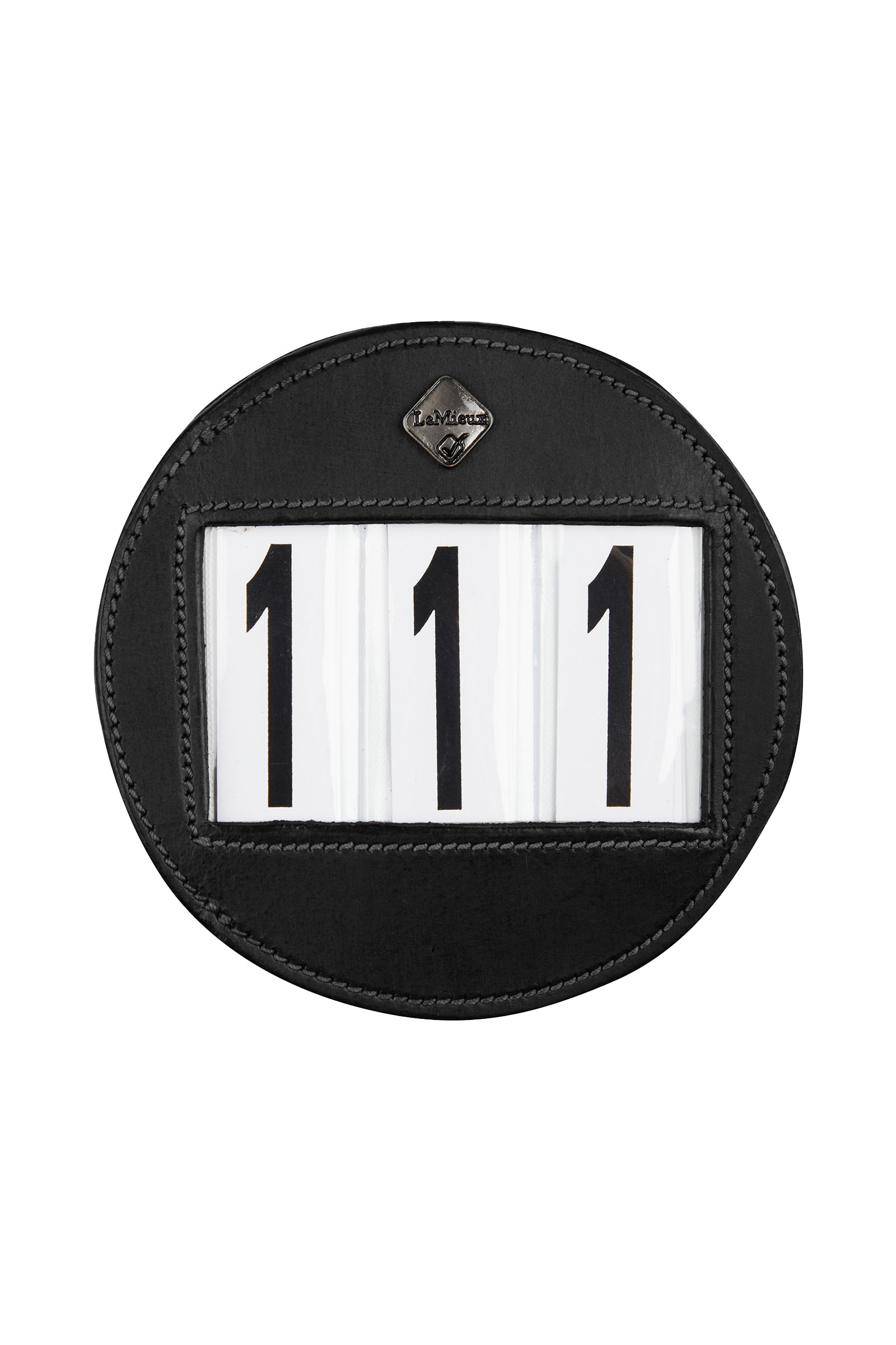 Black LeMieux Uchwyt na numer do ogłowia (1 sztuka)