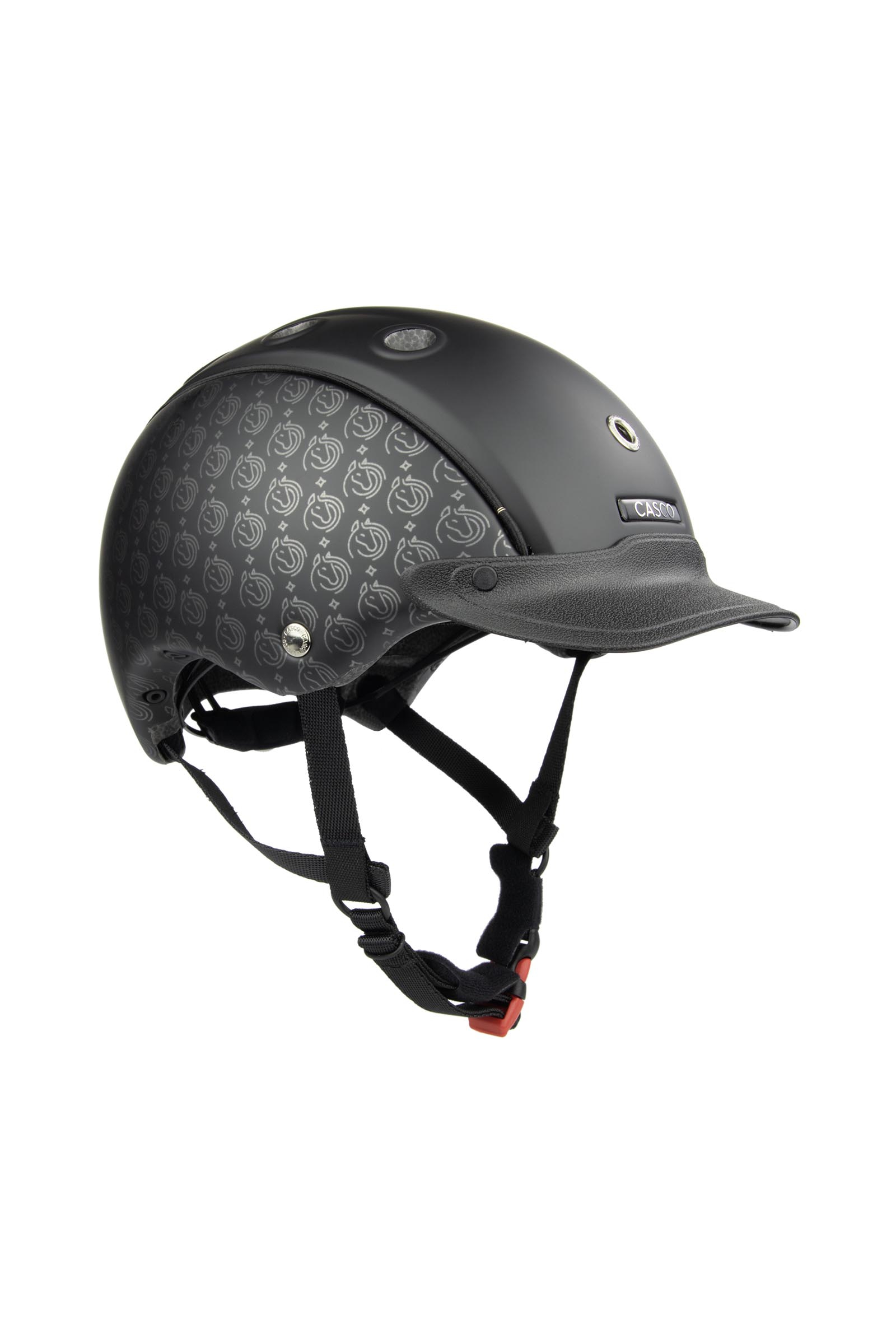 Black Print Casco Choice Starlit kask jeździecki dla dzieci