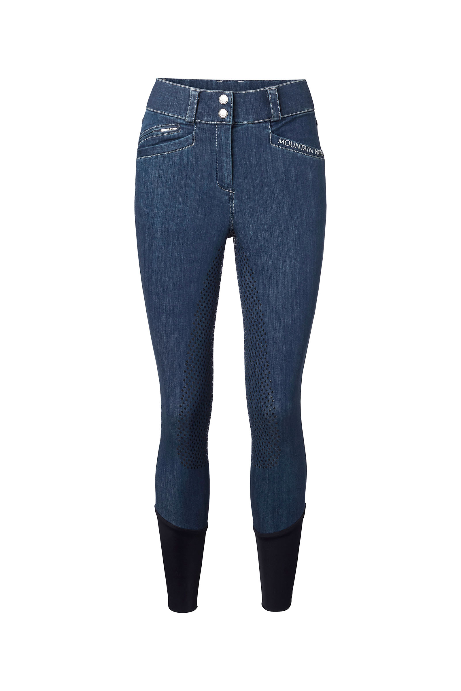 Mountain Horse Dream damskie bryczesy denim z pełnym gripem