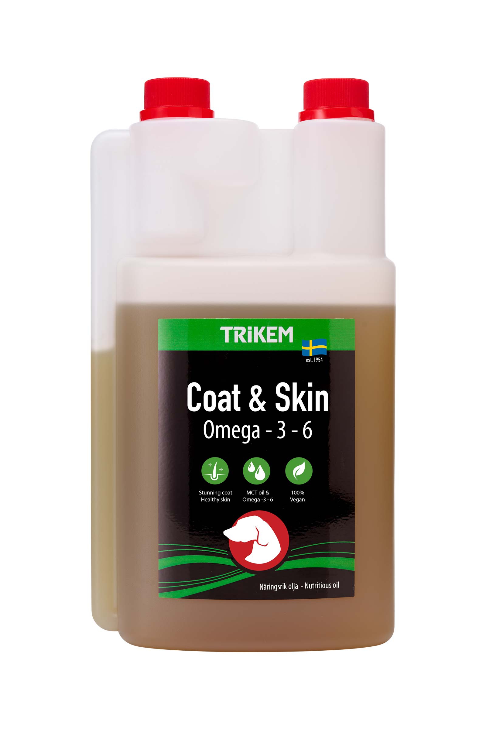 Trikem Coat & Skin olejowy dodatek paszowy dla ps&oacute;w, 500 ml