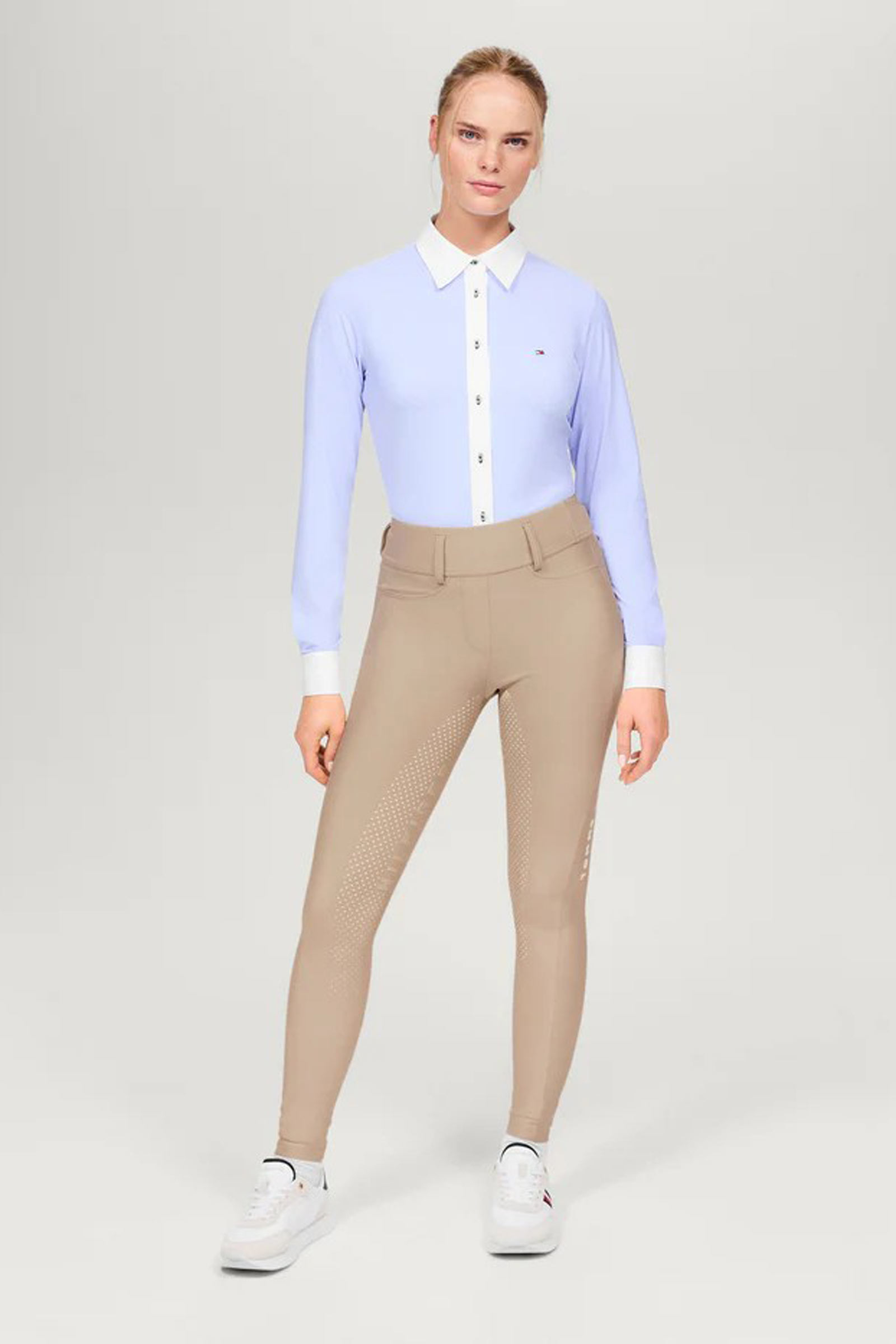 Tommy Hilfiger Equestrian Highland damskie hybrydowe bryczesy z pełnym lejem silikonowym