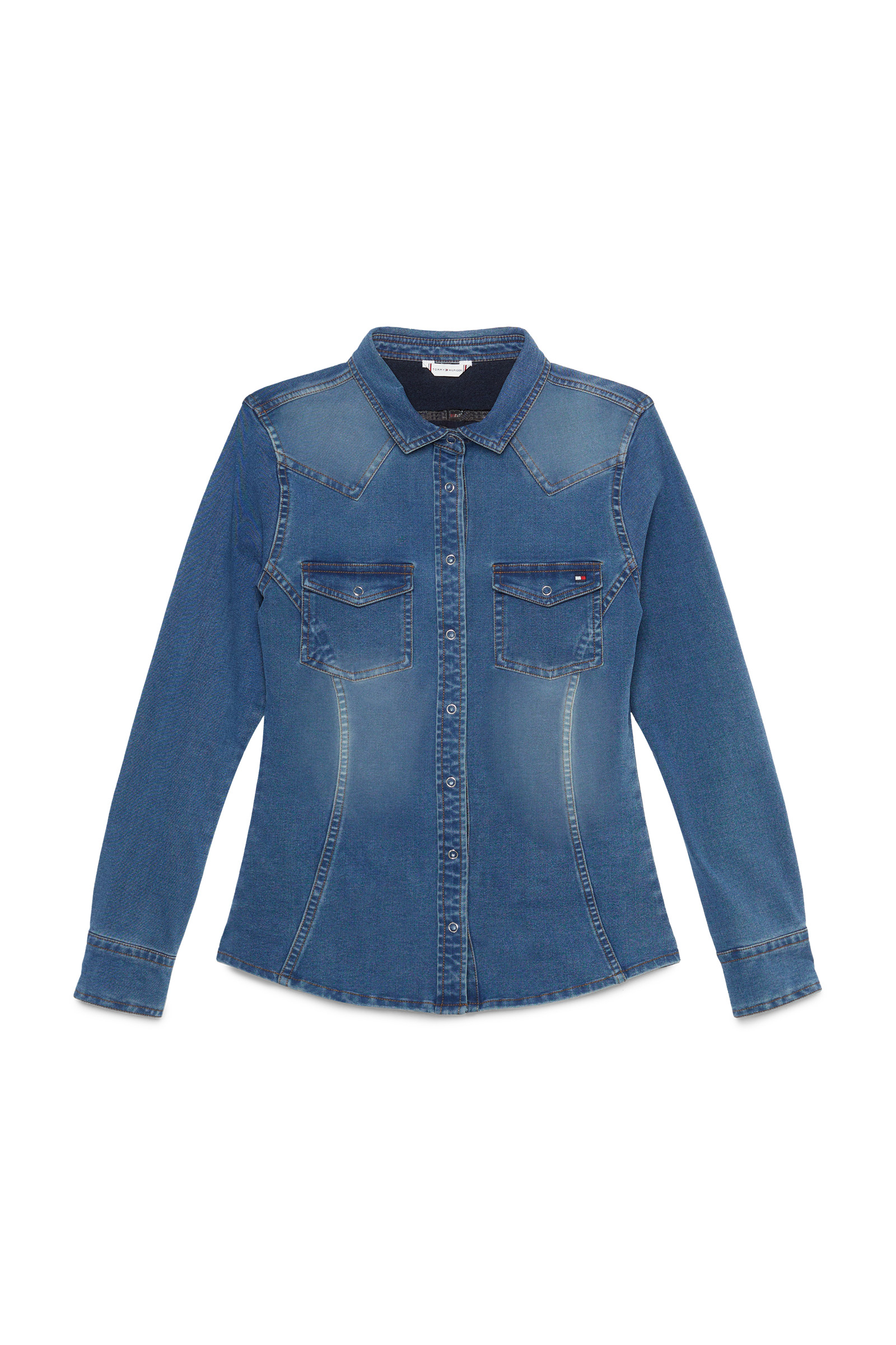 Tommy Hilfiger Equestrian Woodside Stretch Koszula z dżinsu