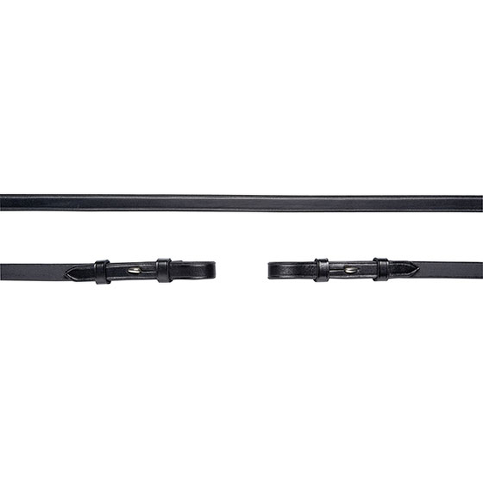 Wodze Schockem&ouml;hle Sports Double do ogłowia munsztukowego, 13 mm, haki, brak stoper&oacute;w