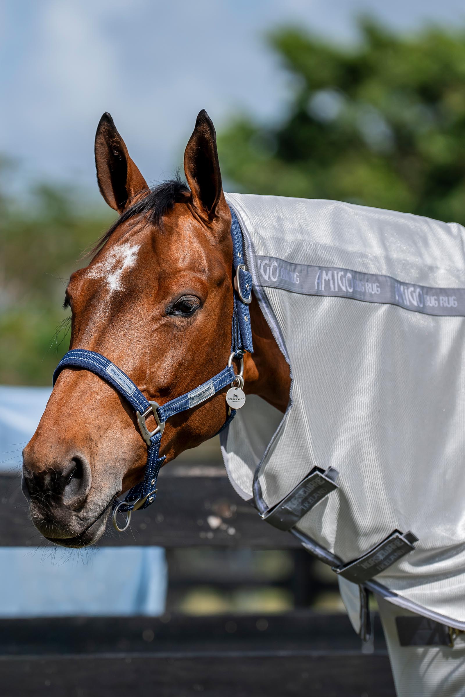 Horseware Amigo osłona szyi do derki przeciw owadom, ochrona UV