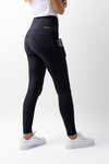 Damskie funkcjonalne legginsy Horze Mathilde z pełnym lejem silikonowym