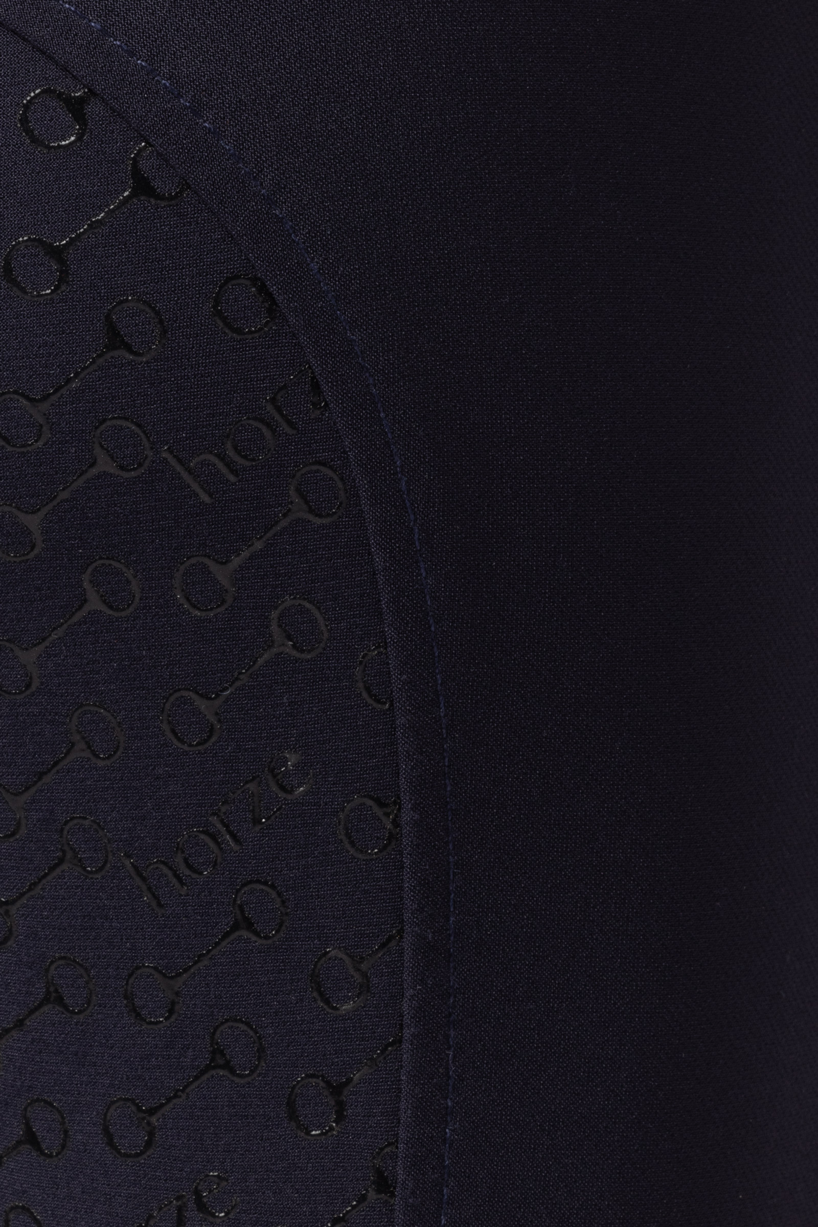 Dziecięce bryczesy Horze Aubrey z wysokim stanem i pełnym lejem silikonowym