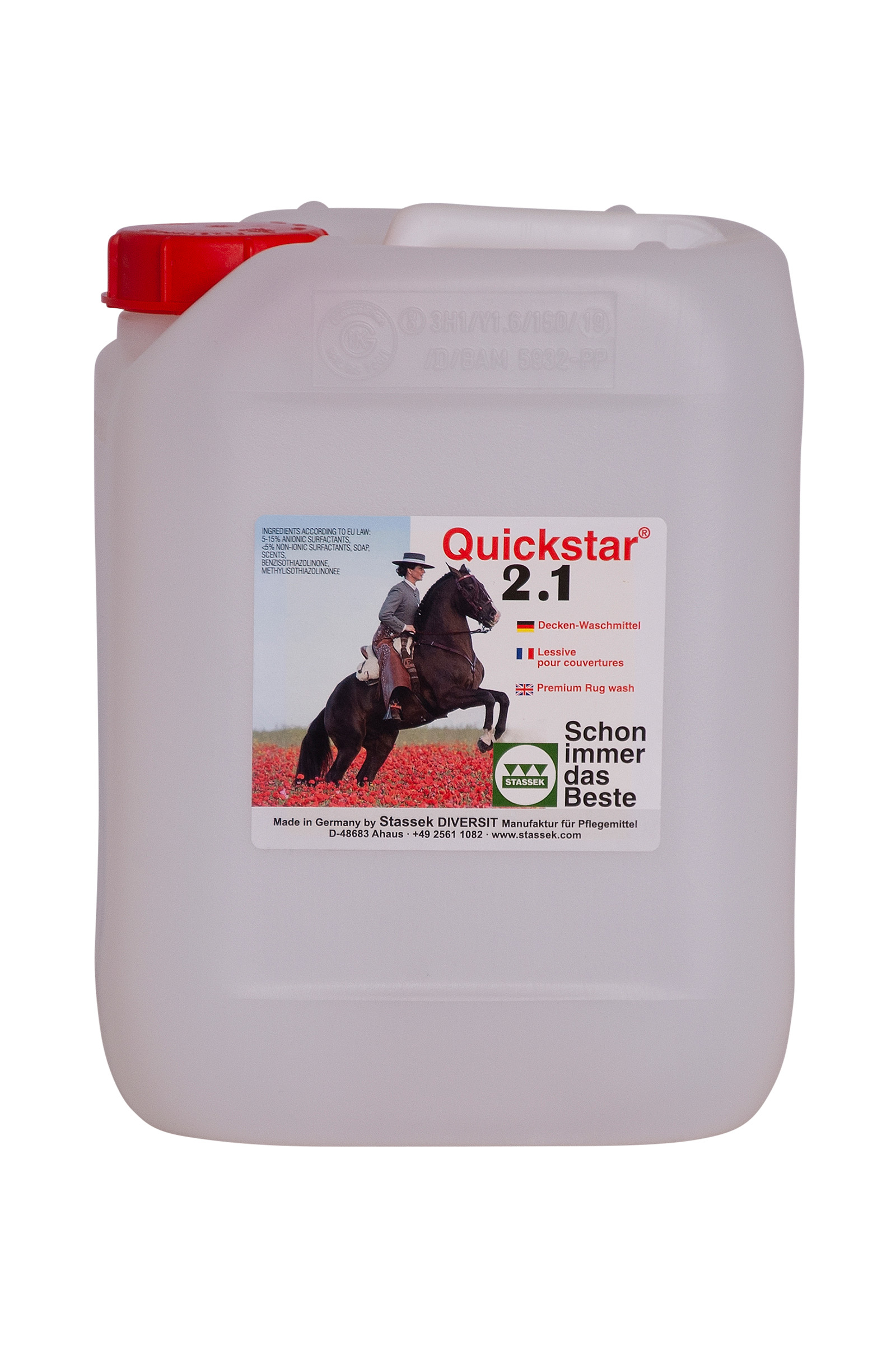 Stassek Quickstar 2.1 Premium Detergent do dywanik&oacute;w i czaprak&oacute;w, 2 litry