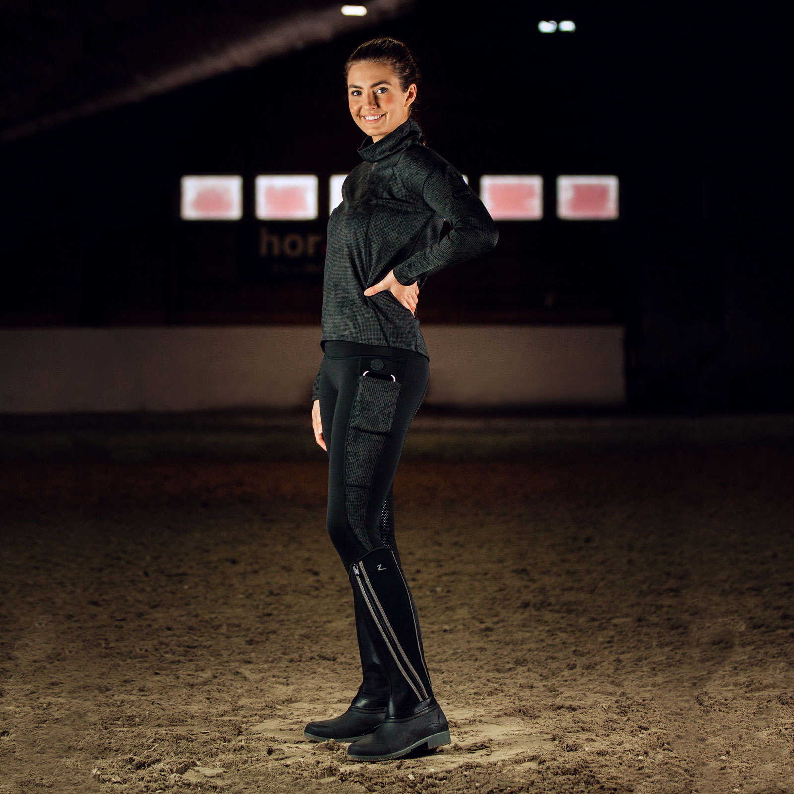 Oficerki neoprenowe Horze Nome