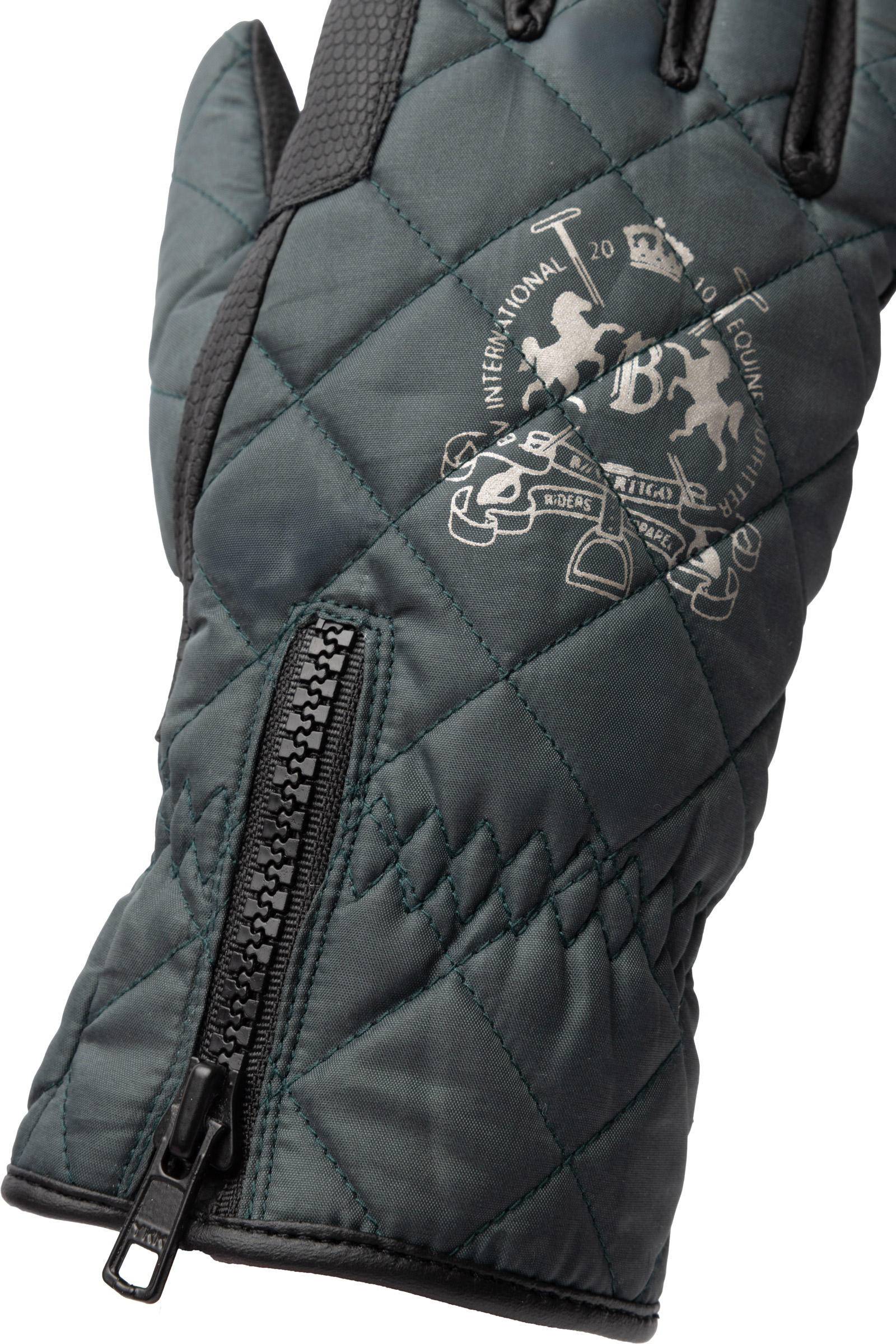 B Vertigo Onyx Wodoodporne ocieplane rękawice jeździeckie