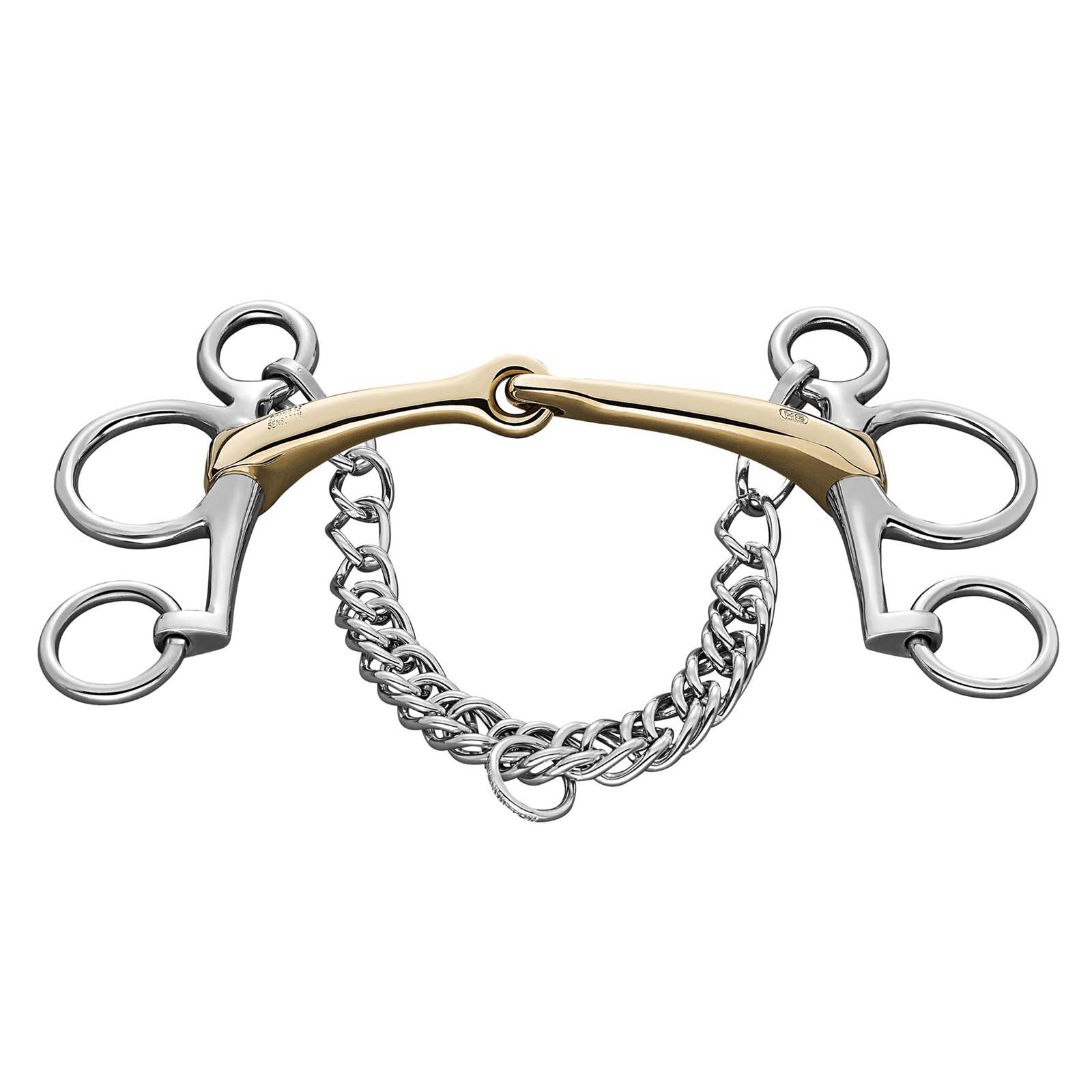 Sprenger Dynamic Pojedynczo łamane wędzidło pelham RS Sensogan 16mm