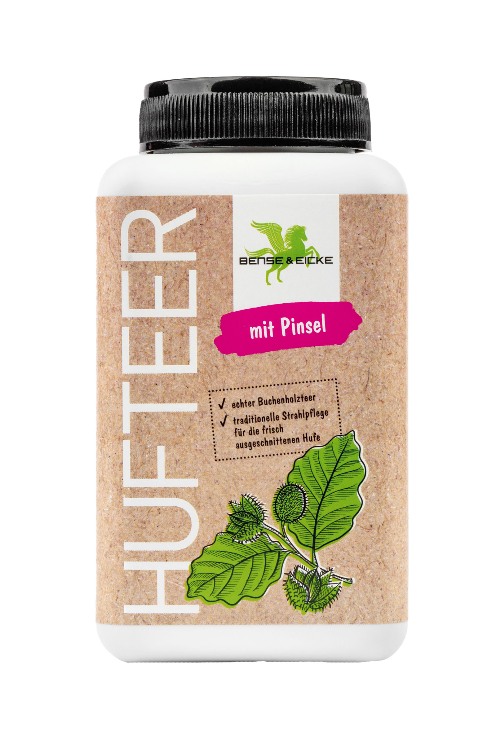 Bense & Eicke Smoła kopytowa z pędzlem, 500 ml