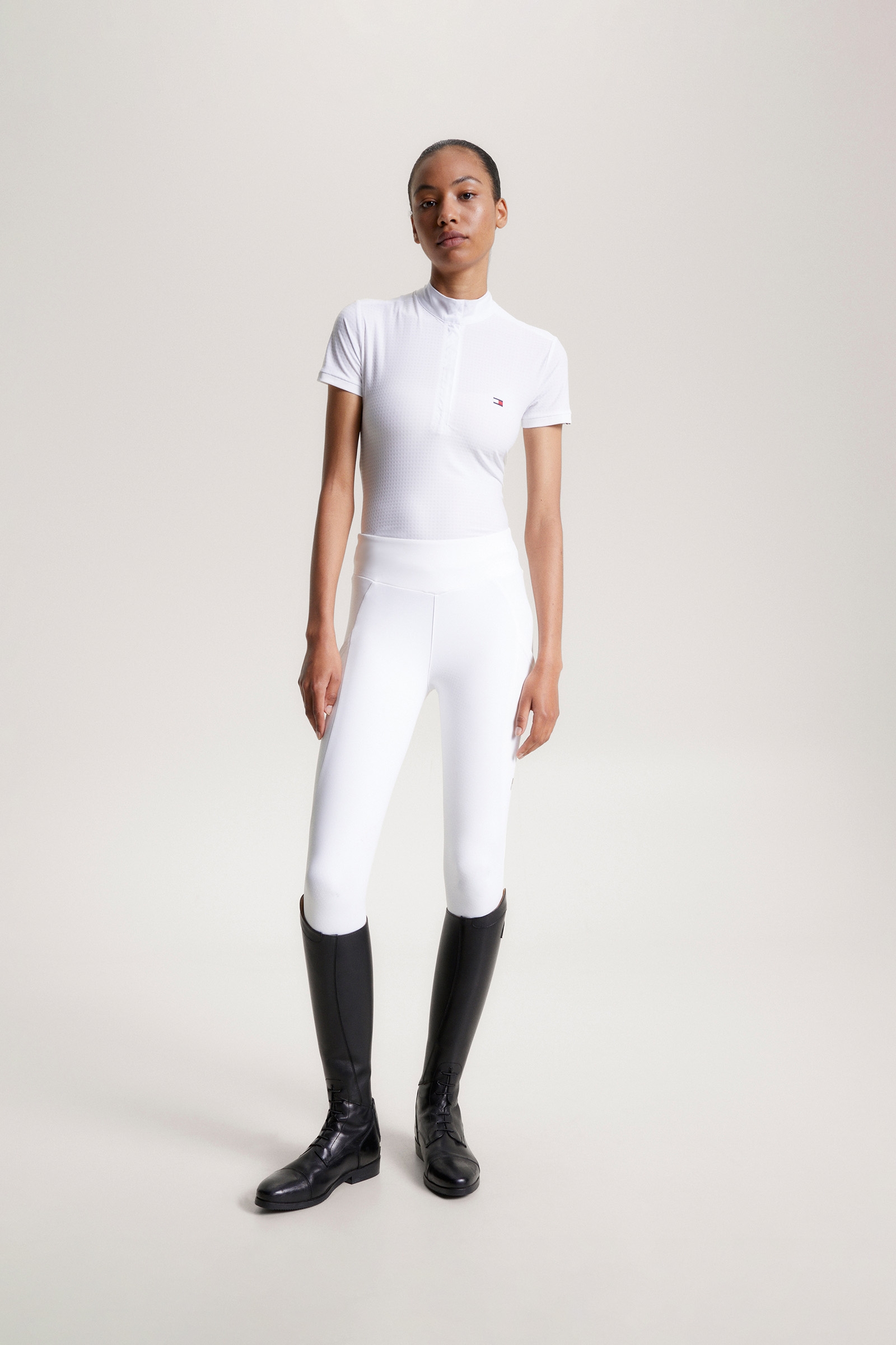 Tommy Hilfiger Equestrian Chelsea Chłodząca Koszulka Polo z krótkim rękawem i logo