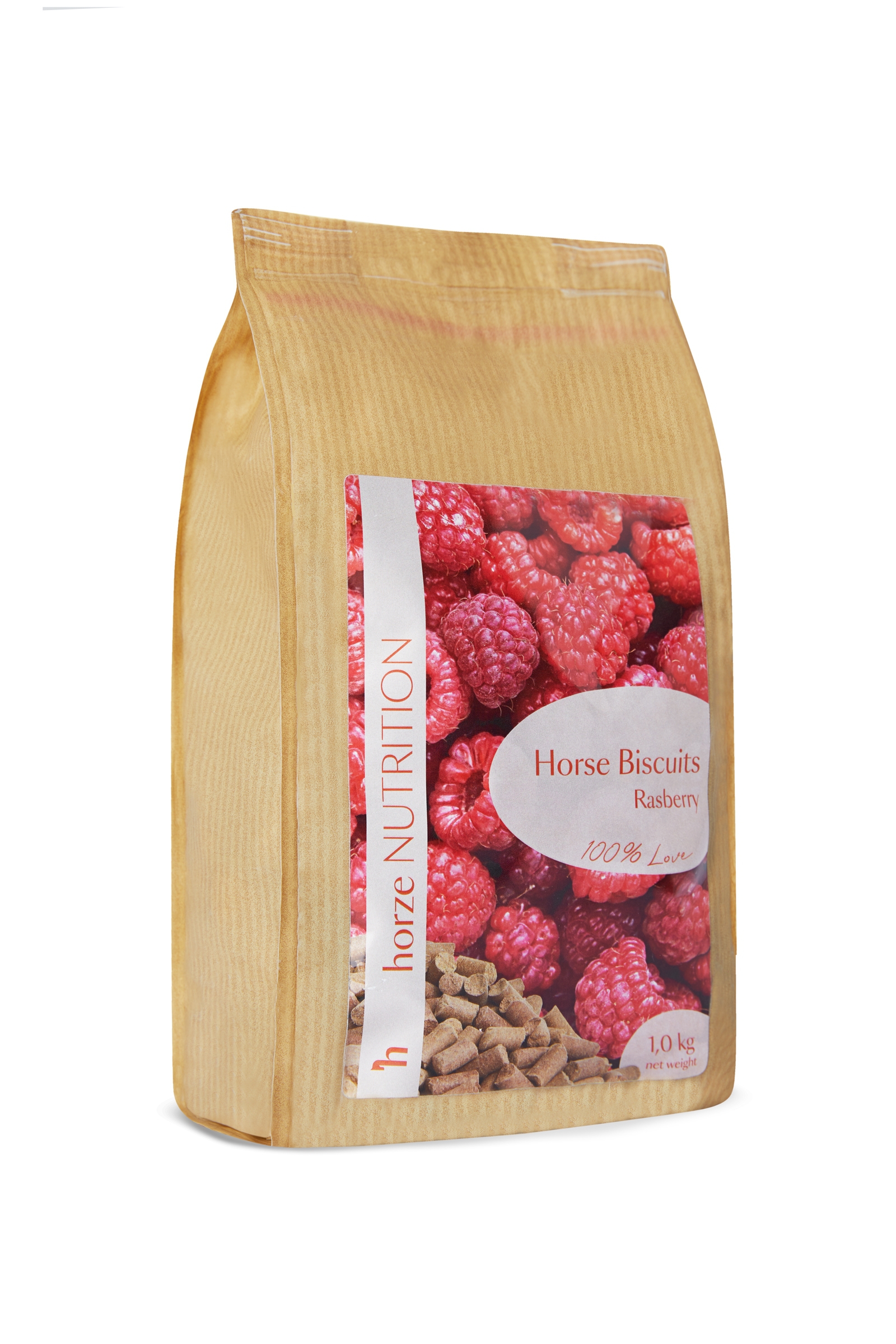 Horze Biscuits, Przysmaki dla koni, smak malinowy, 1 kg