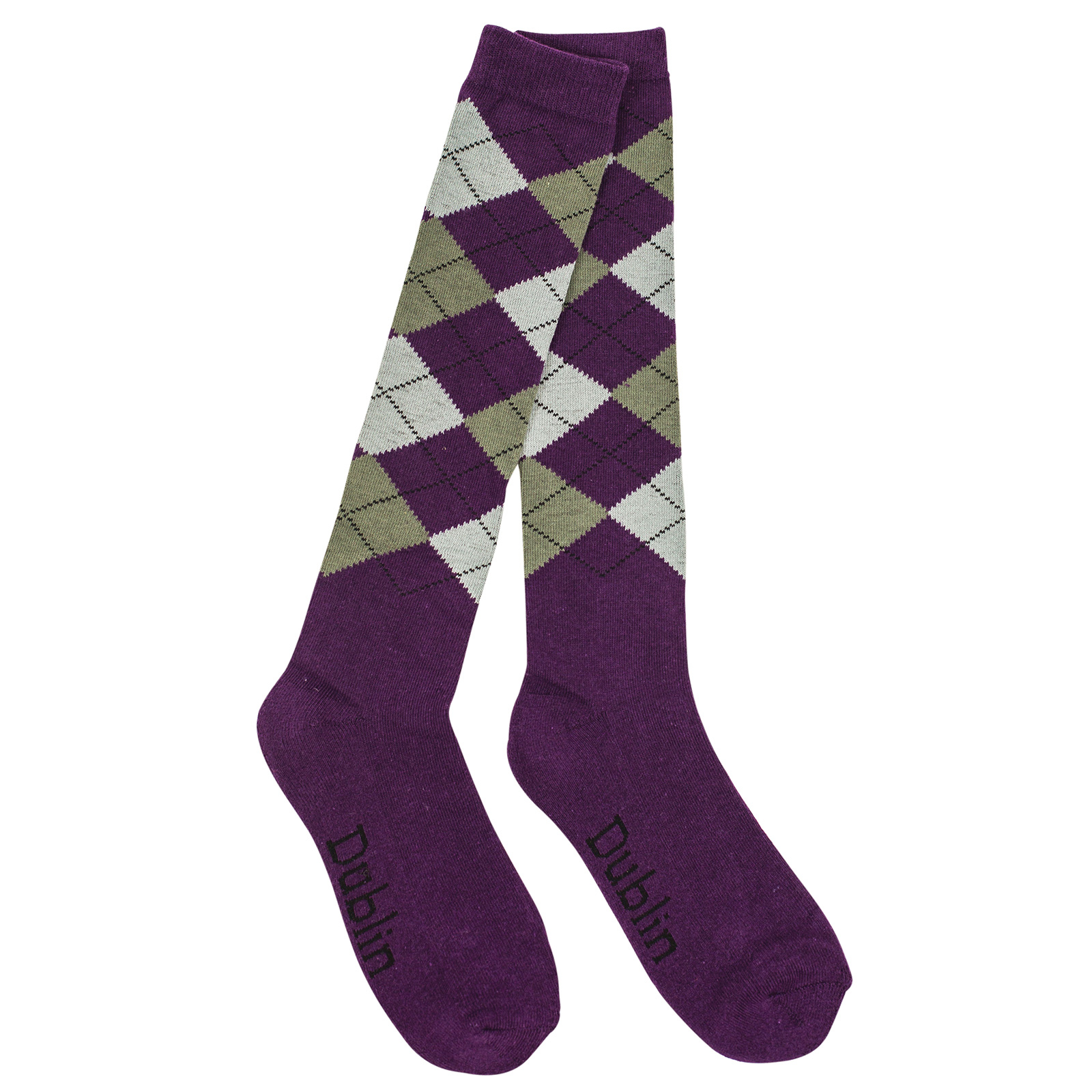 Purple/ Ash Dublin Argyle Skarpetki