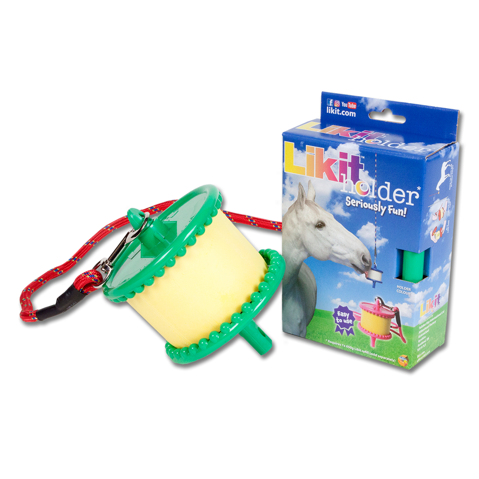 Green Uchwyt na lizawkę Likit Holder