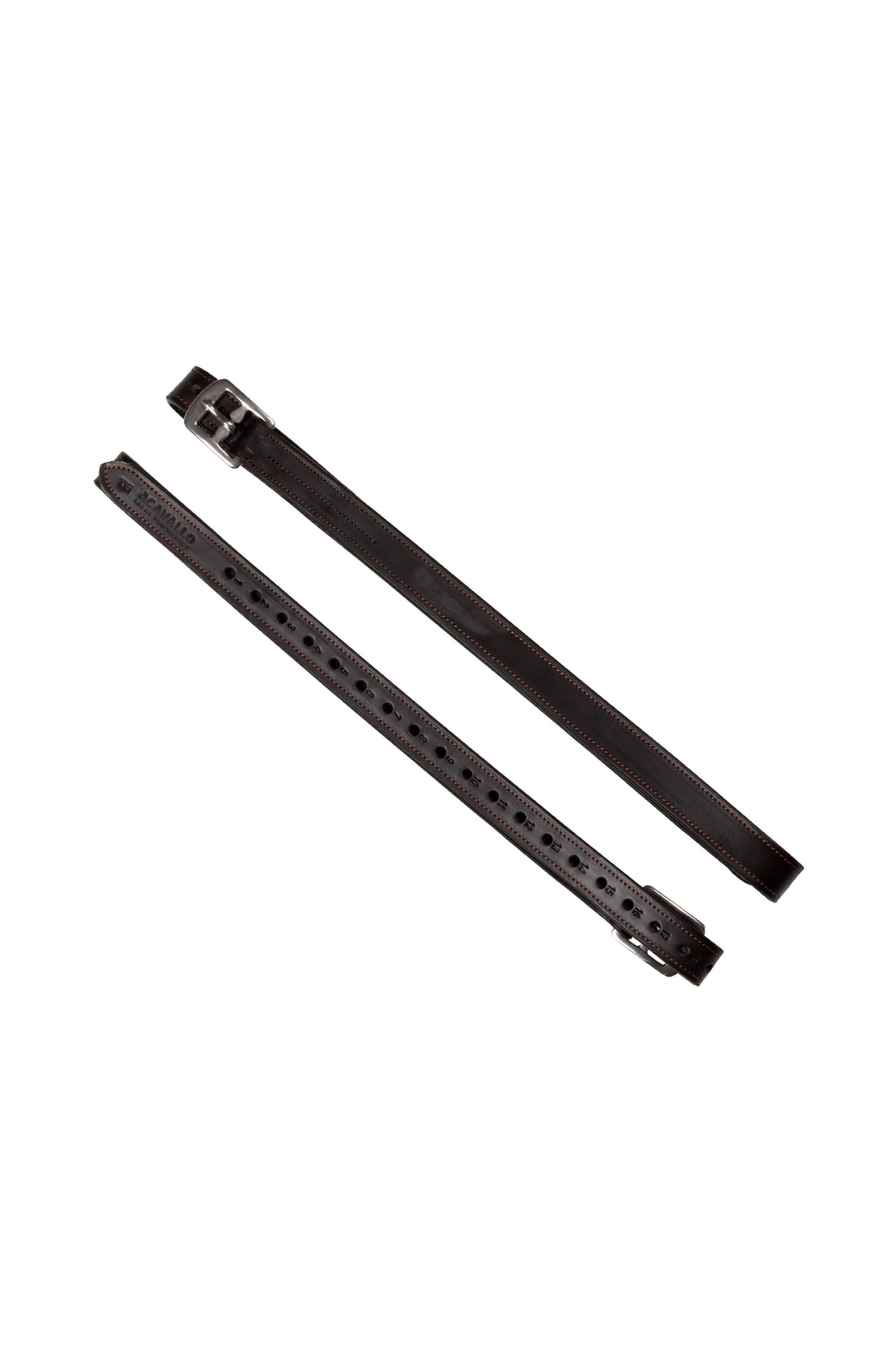 Dark Brown Acavallo Wzmocnione puśliska z cielęcej sk&oacute;ry