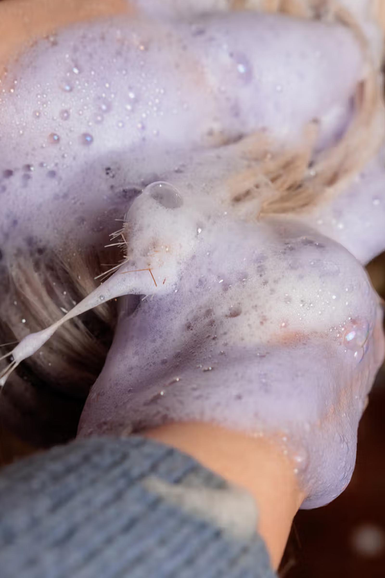 Grooming Deluxe Migdałowy fioletowy szampon połysk, 500 ml