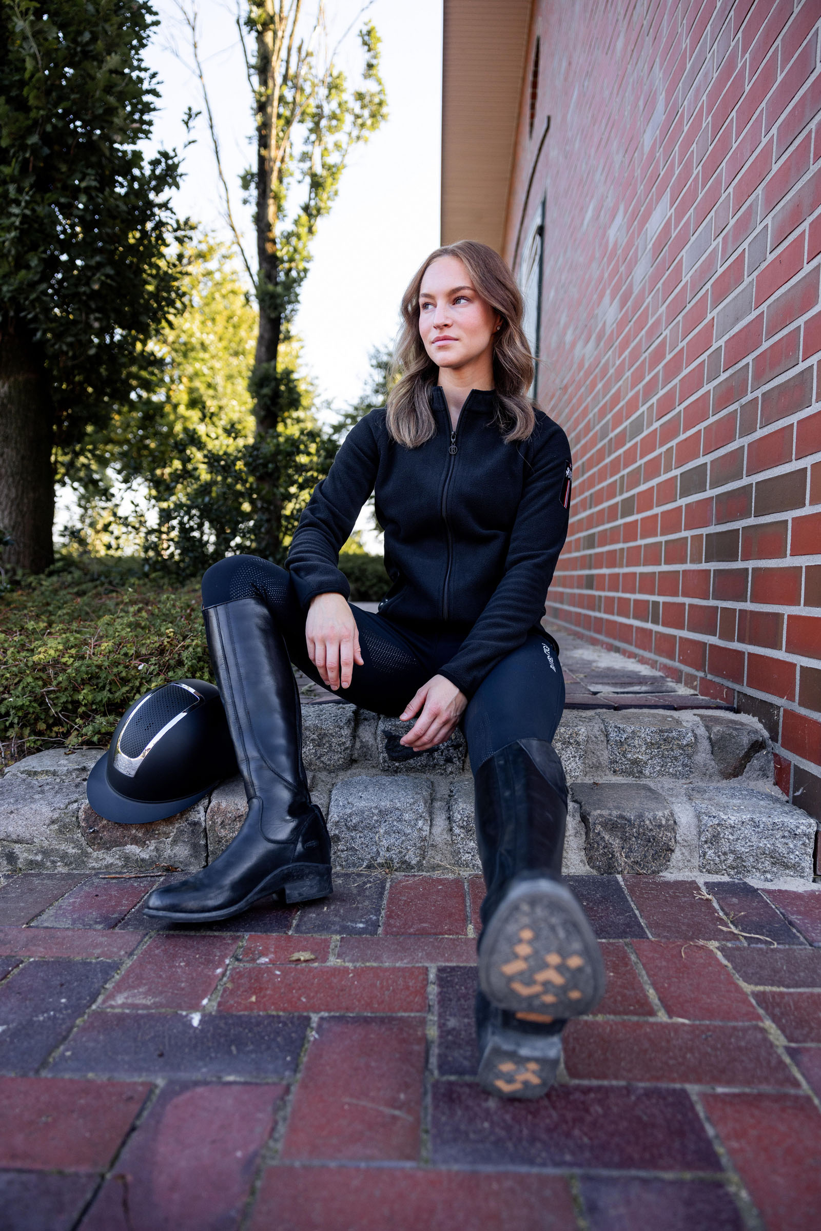 B Vertigo Cleo Damska kurtka jeździecka z polaru ze stretchem