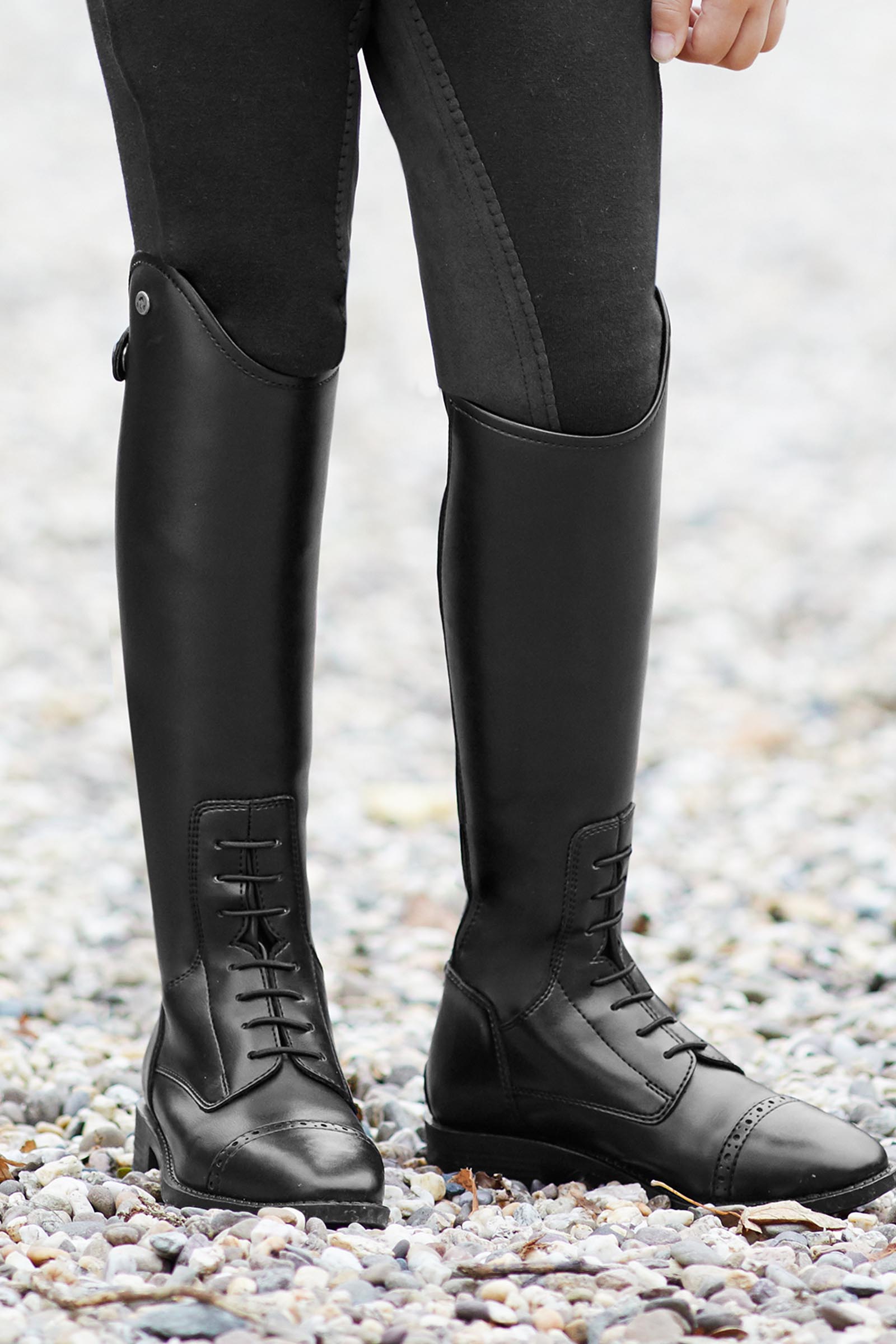 ELT Portland Dziecięce Buty Jeździeckie, Kr&oacute;tkie-Slim