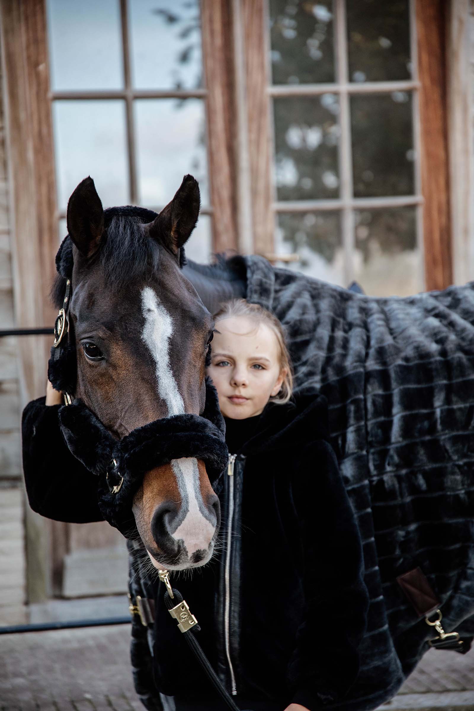 Kentucky Horsewear Kantar transportowy z owczą skórą