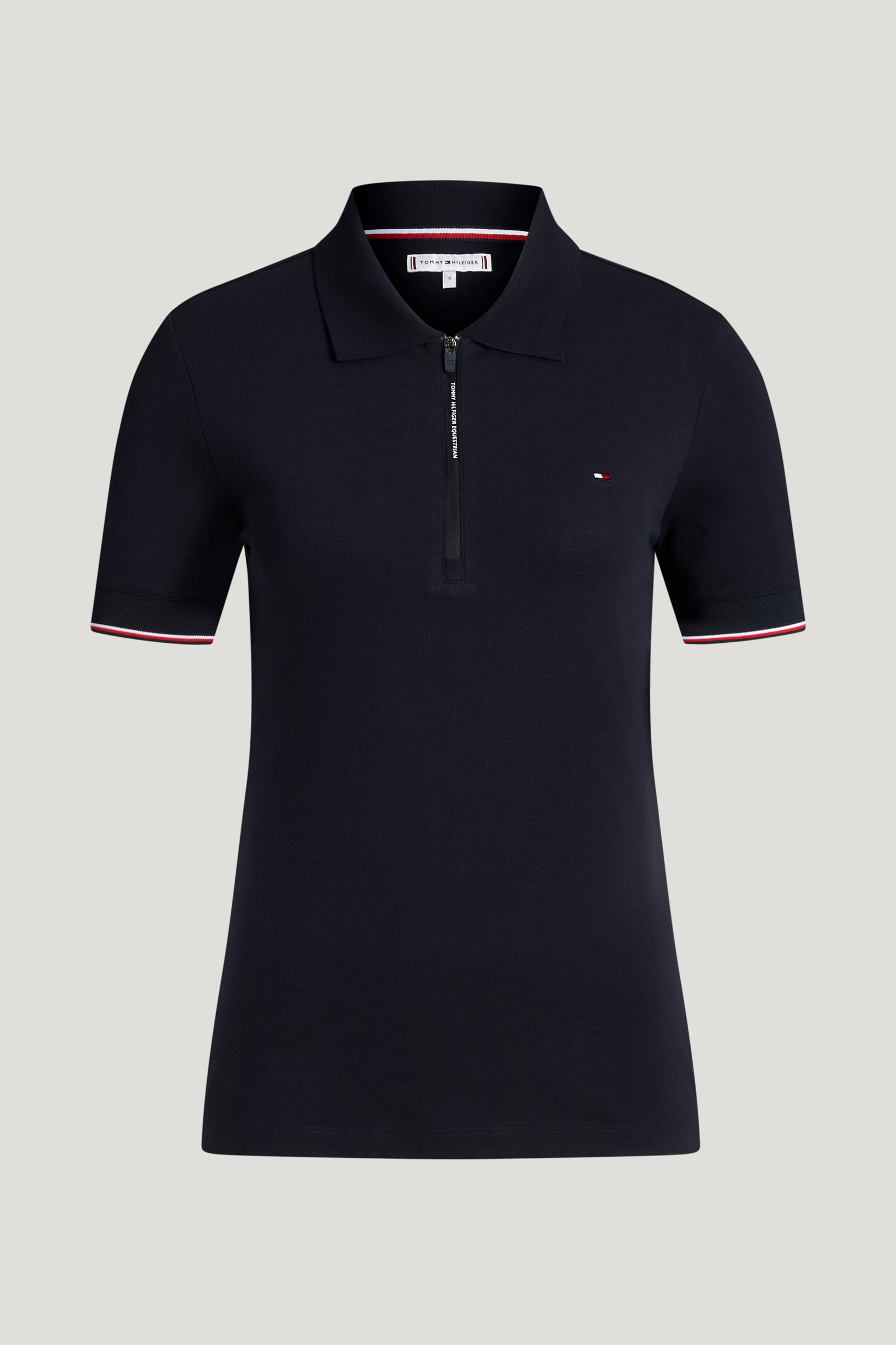 Tommy Hilfiger Equestrian Anaheim damska koszulka polo z zamkiem